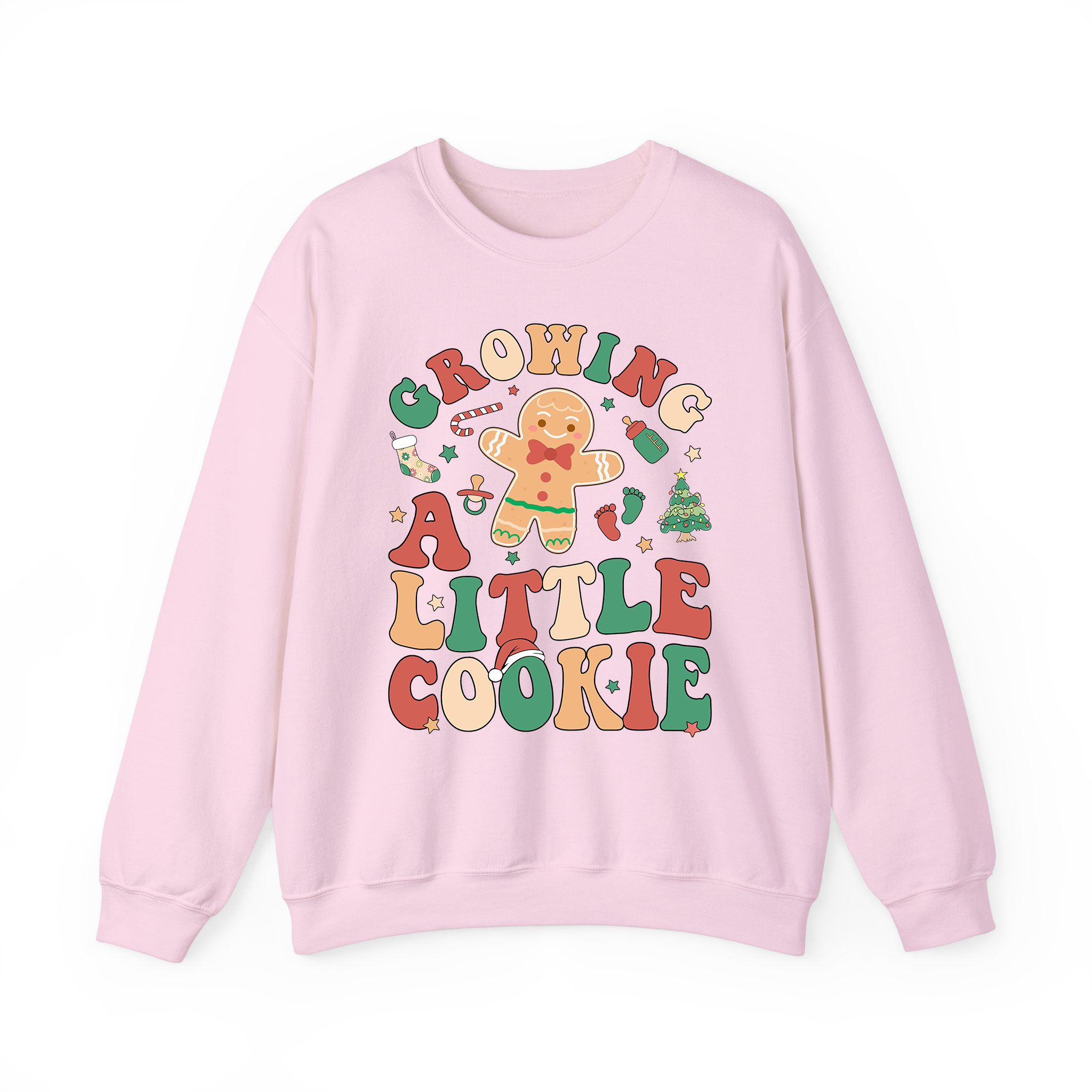 Pregnancy Announcement With Growing A Little Cookie Sweatshirt