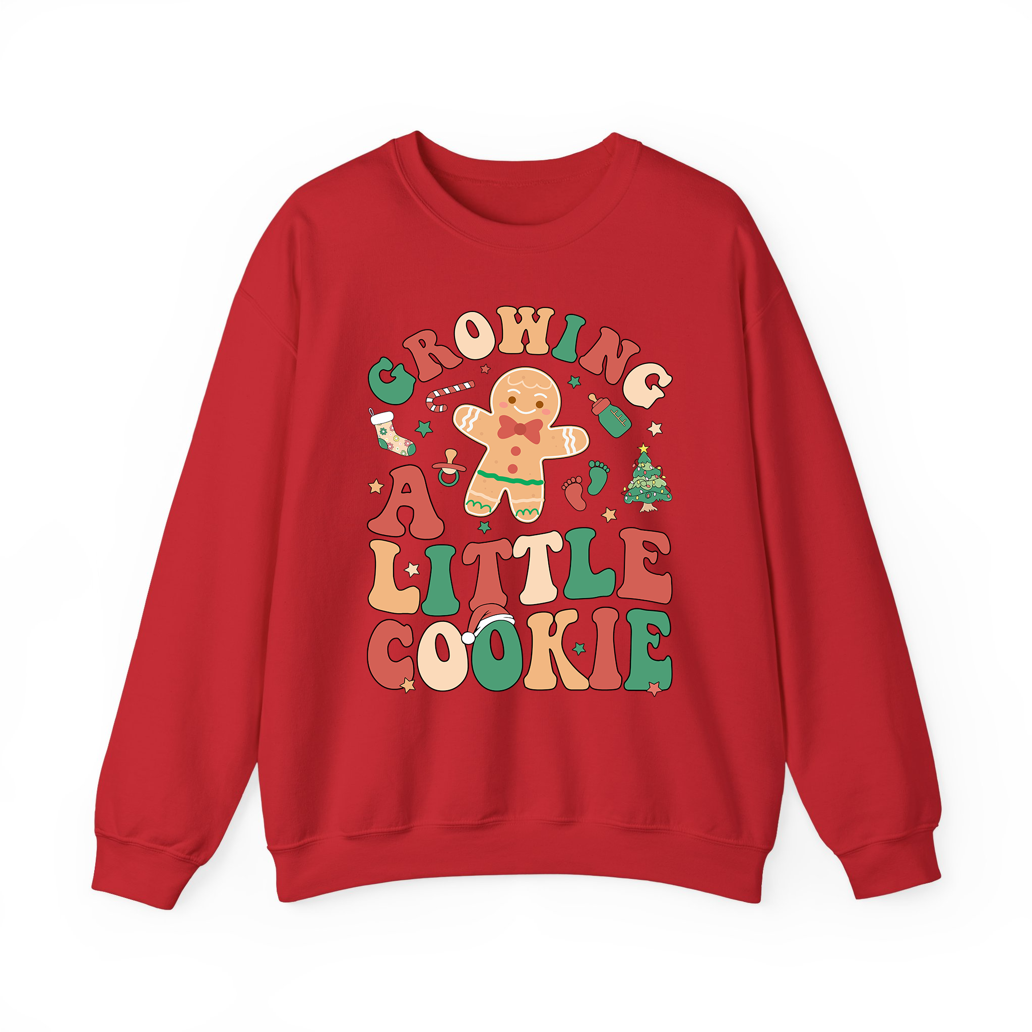 Pregnancy Announcement With Growing A Little Cookie Sweatshirt