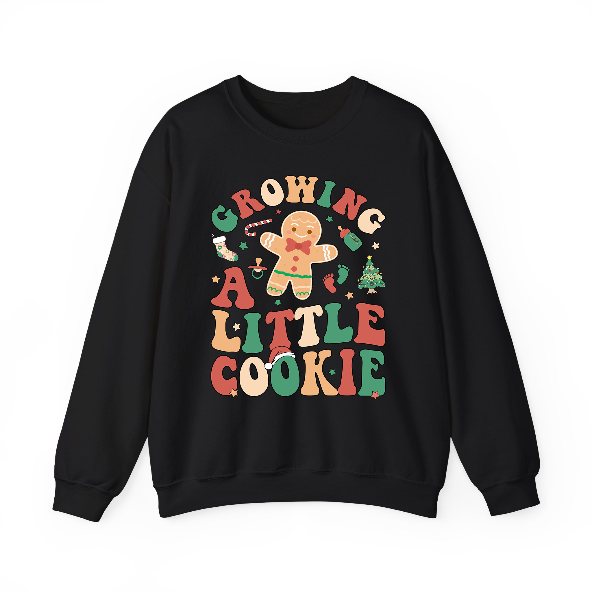 Pregnancy Announcement With Growing A Little Cookie Sweatshirt