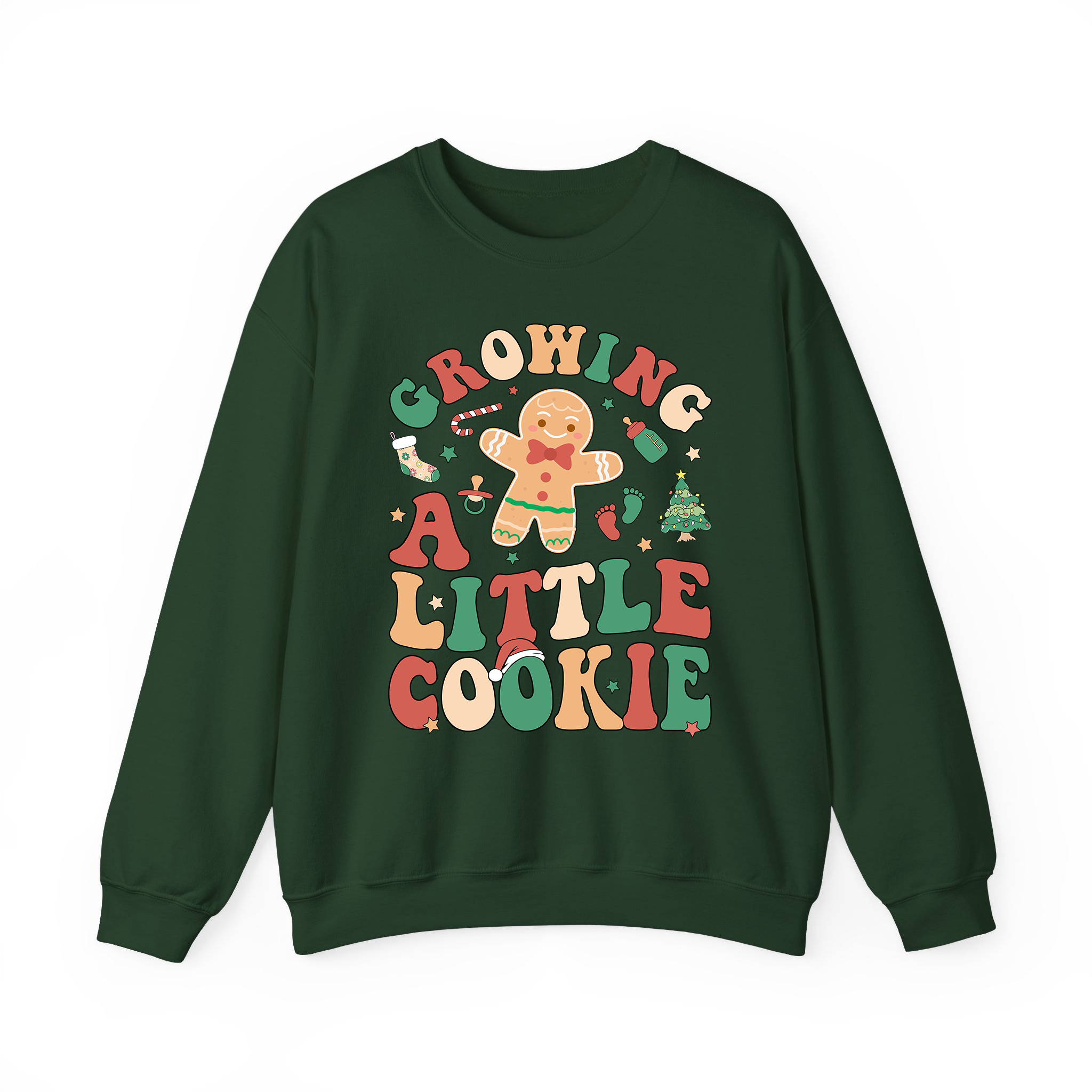 Pregnancy Announcement With Growing A Little Cookie Sweatshirt