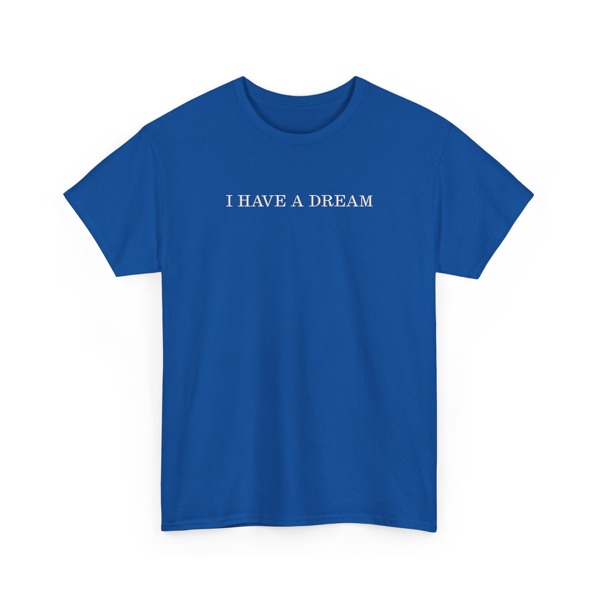 I Have A Dream MLK Day Embroidered T-shirt