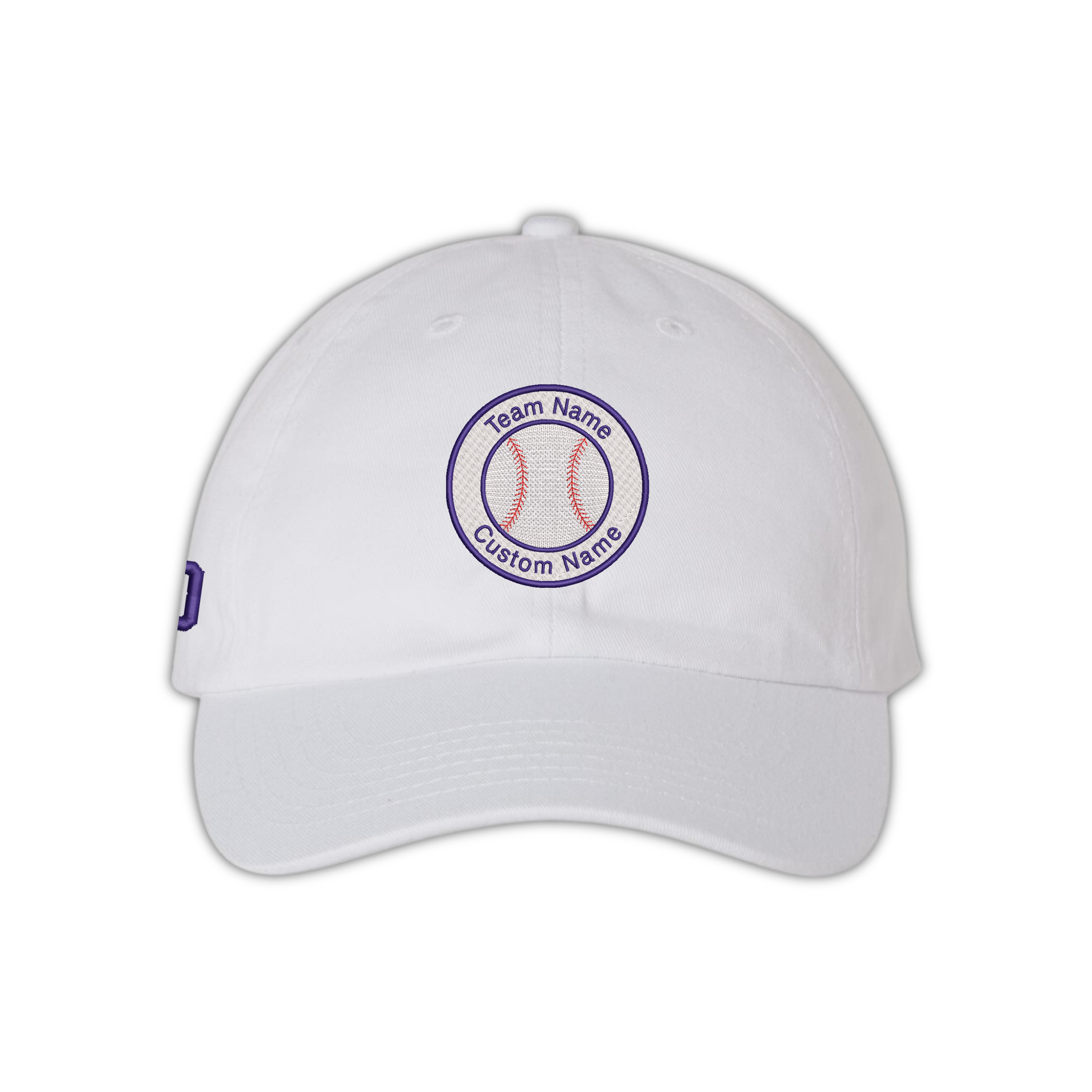 Personalized Baseball Team Custom Name and Number Embroidered Dad Hat