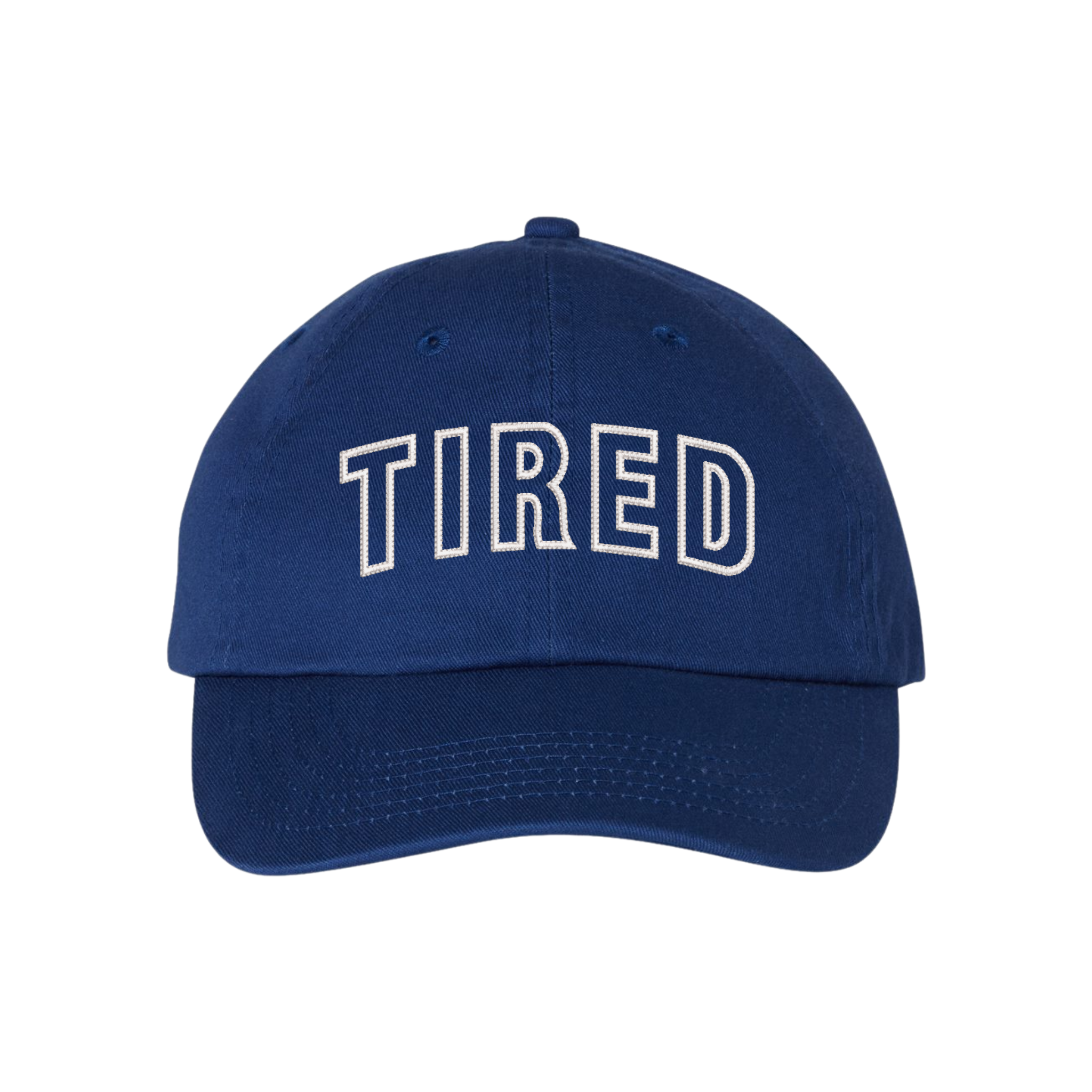 TIRED Funny Sayings Embroidered Basic Hat, Tired Mom