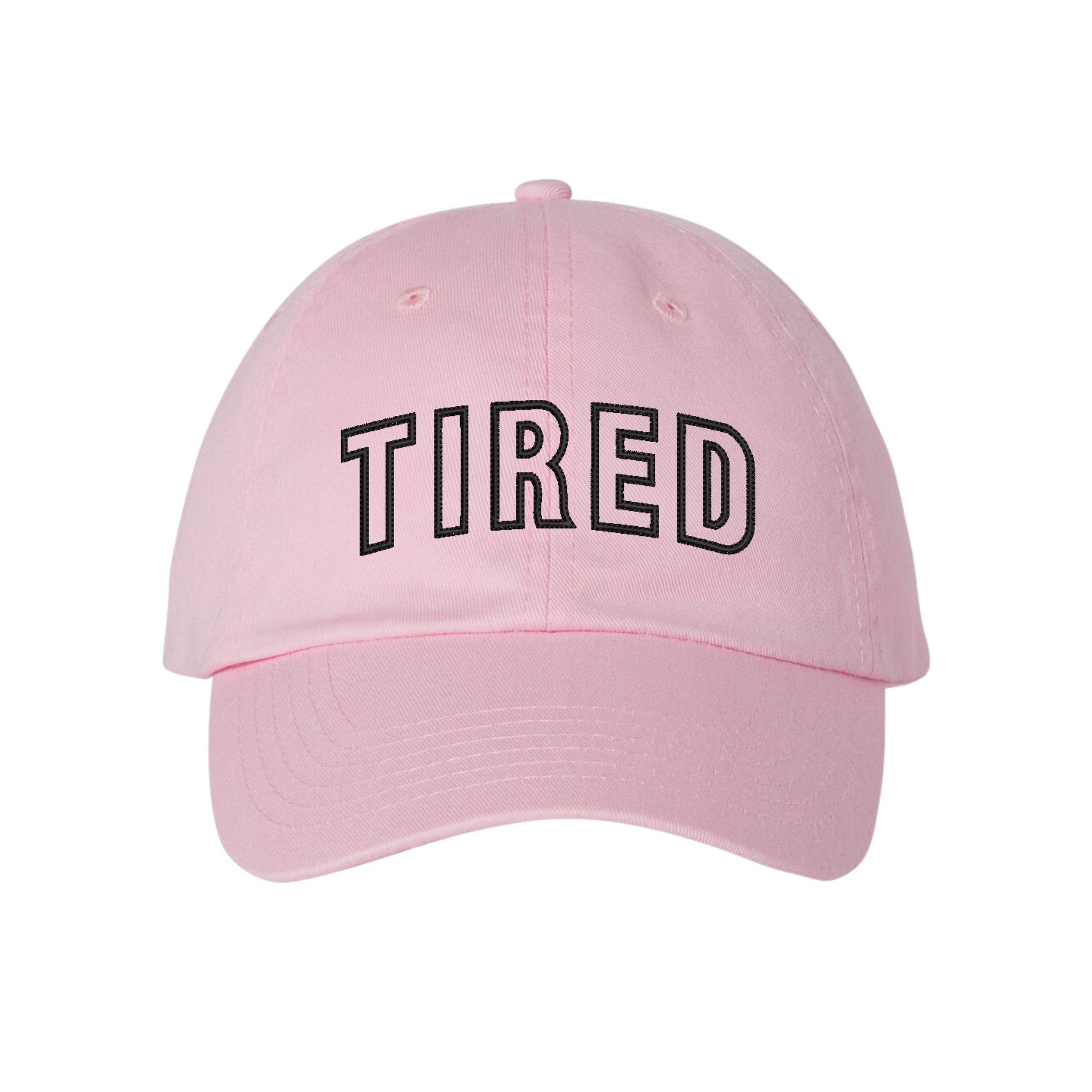 TIRED Funny Sayings Embroidered Basic Hat, Tired Mom
