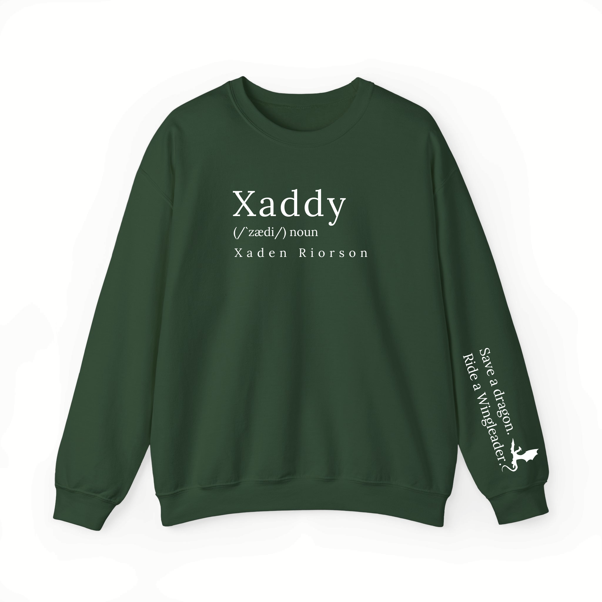 Xaddy Xaden FW Series Iron Flame Fantasy Book Sweatshirt