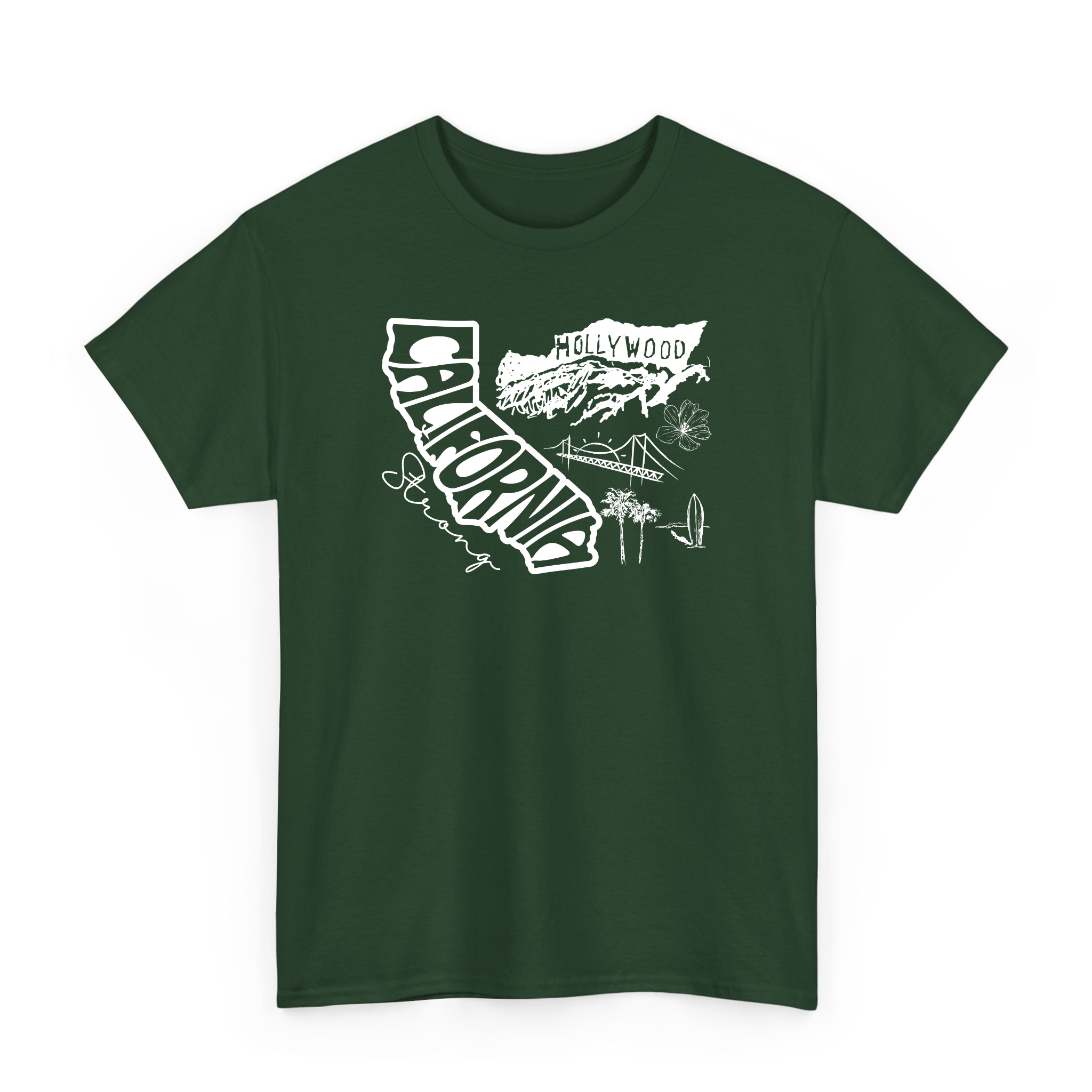 California Strong CA On My Mind T-shirt, Sweatshirt