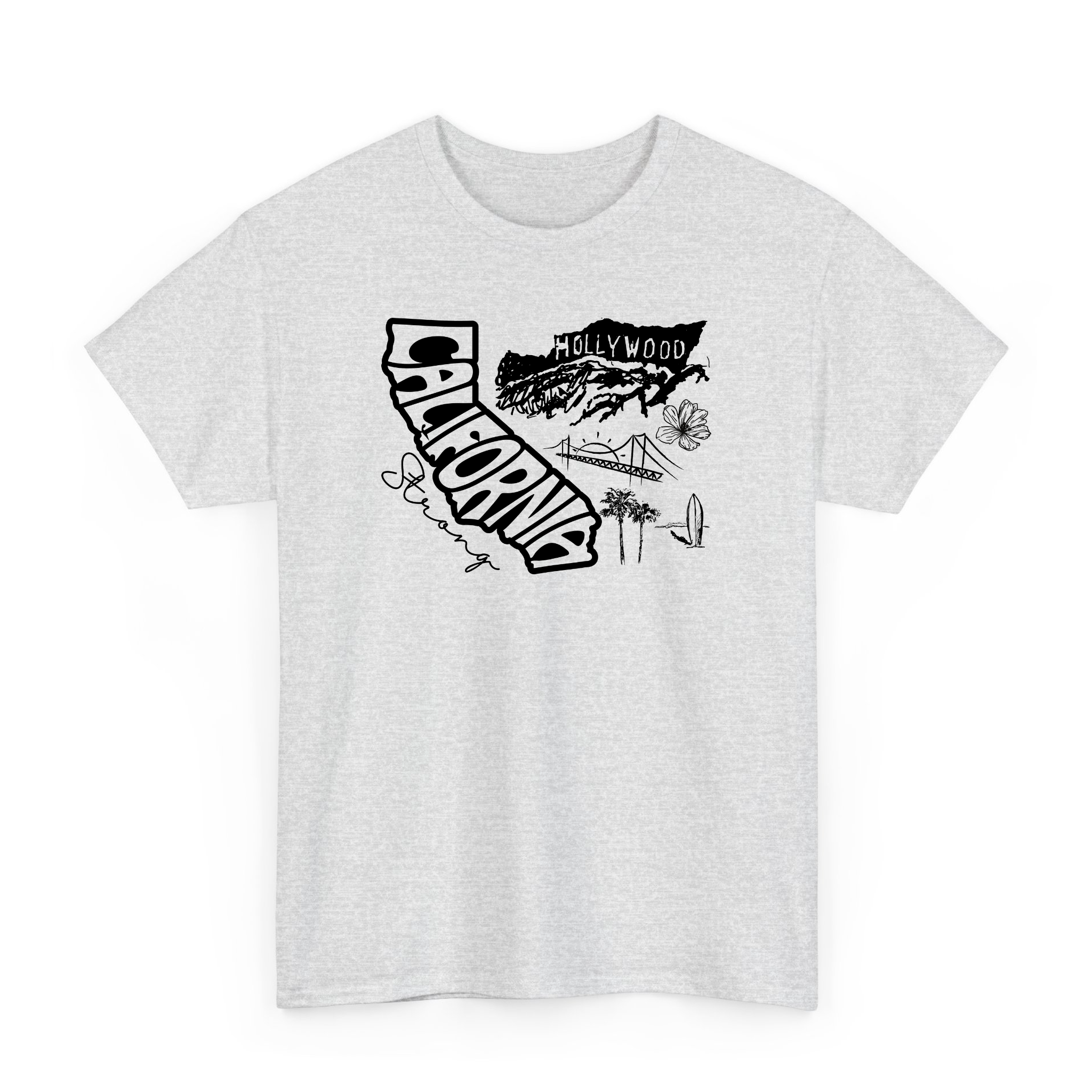 California Strong CA On My Mind T-shirt, Sweatshirt