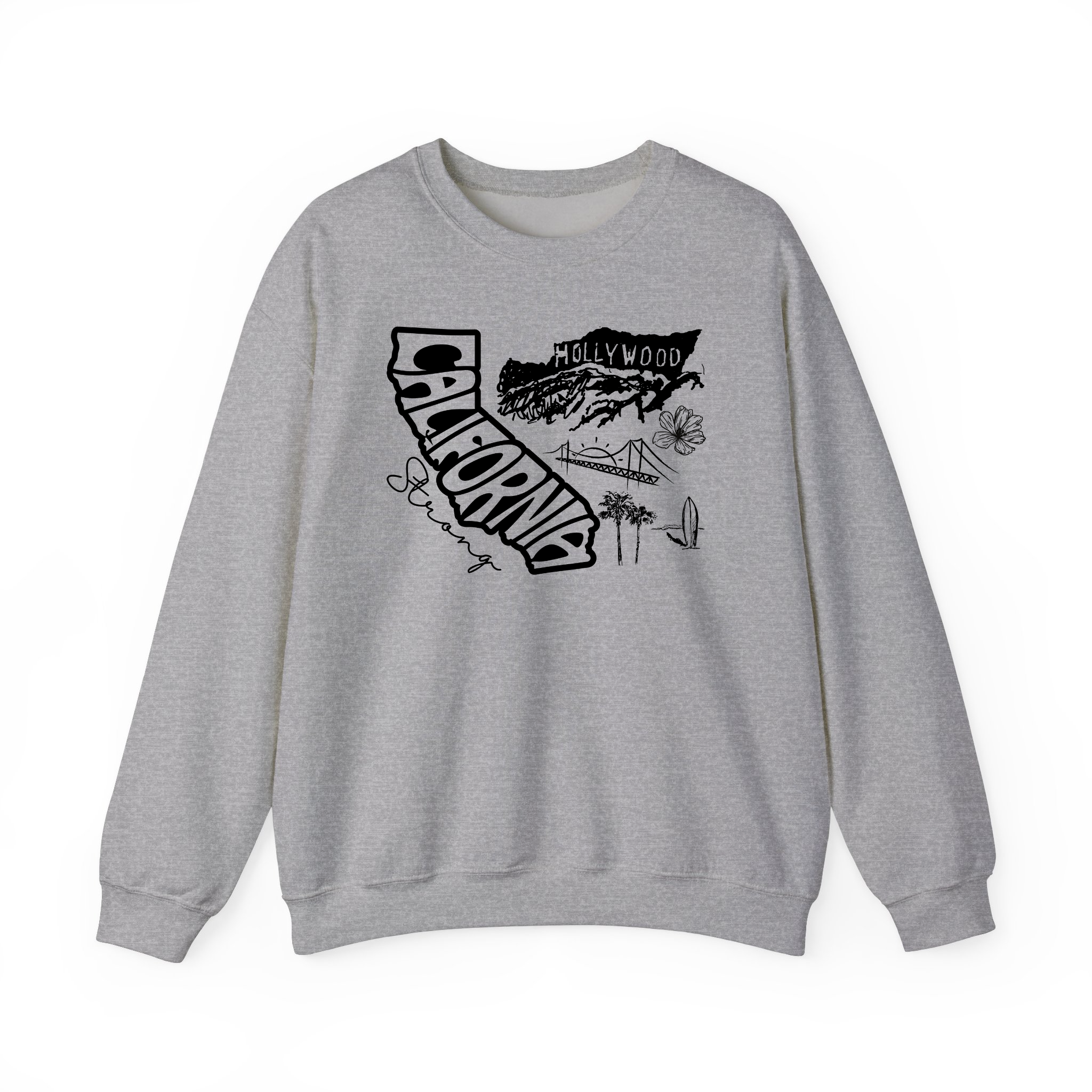 California Strong CA On My Mind T-shirt, Sweatshirt