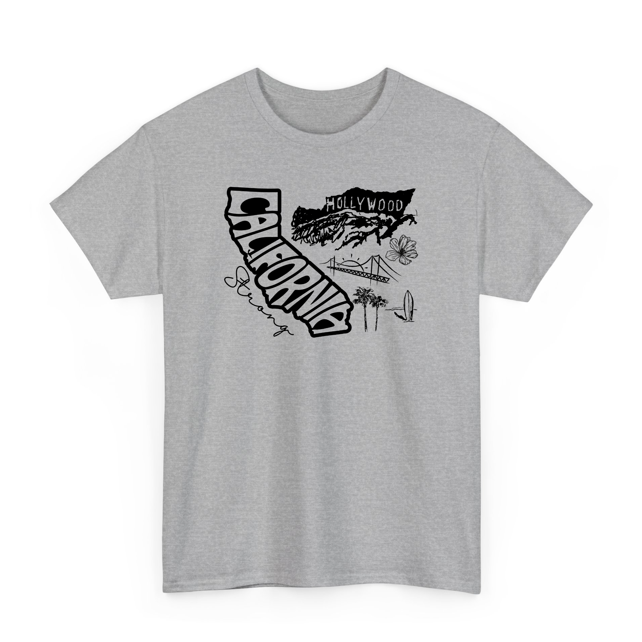 California Strong CA On My Mind T-shirt, Sweatshirt