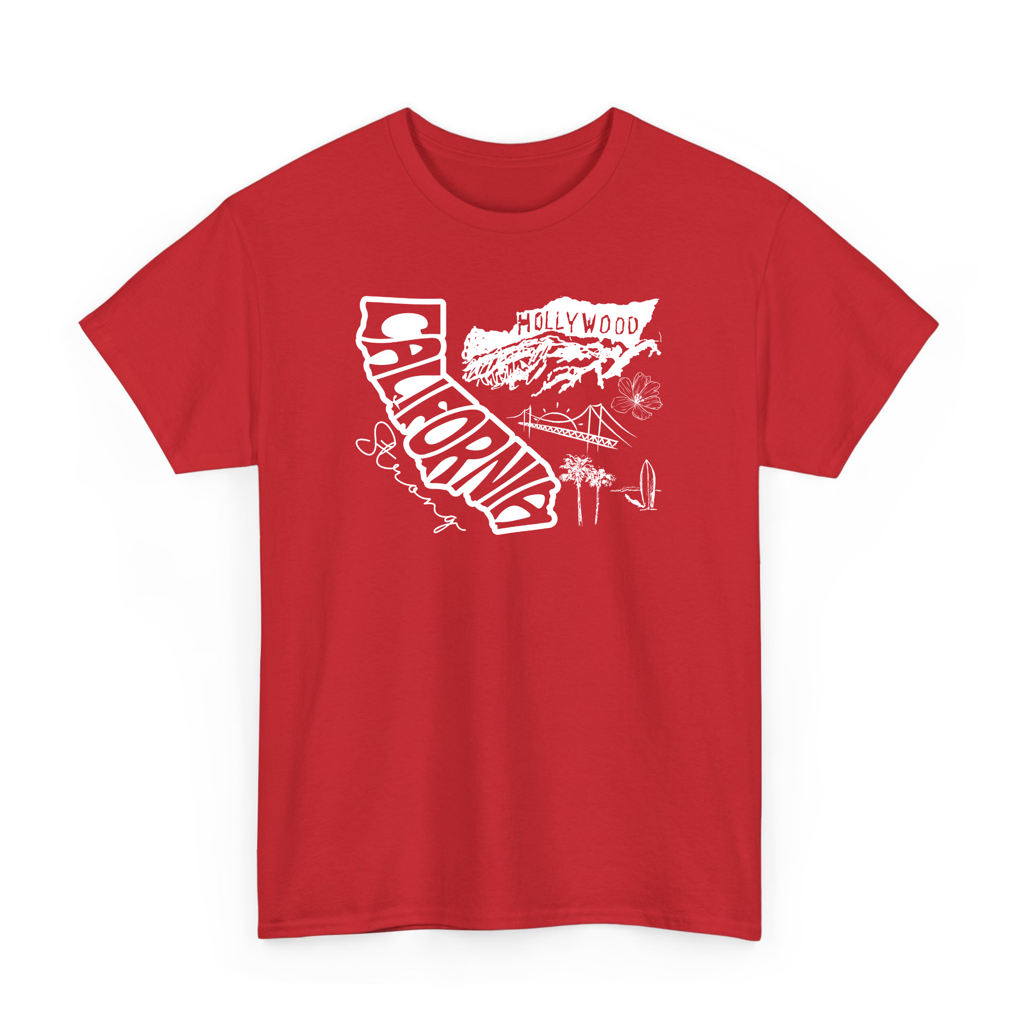 California Strong CA On My Mind T-shirt, Sweatshirt