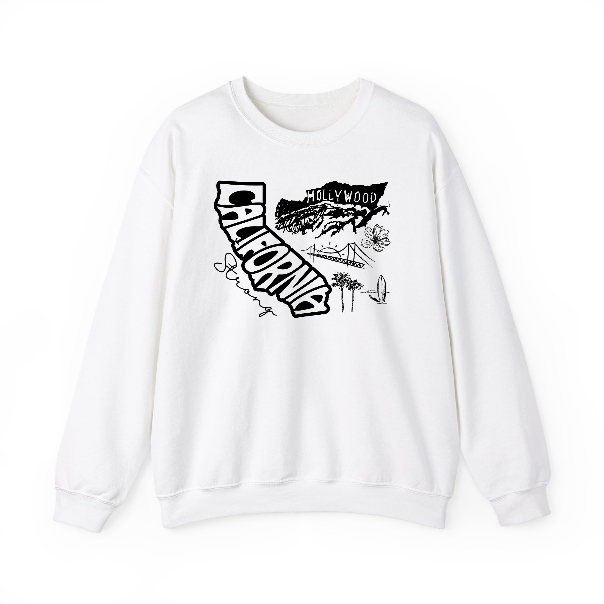 California Strong CA On My Mind T-shirt, Sweatshirt