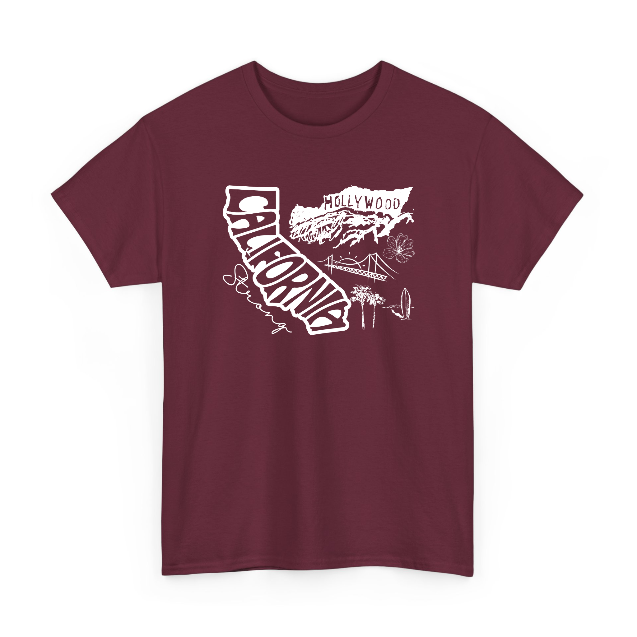 California Strong CA On My Mind T-shirt, Sweatshirt