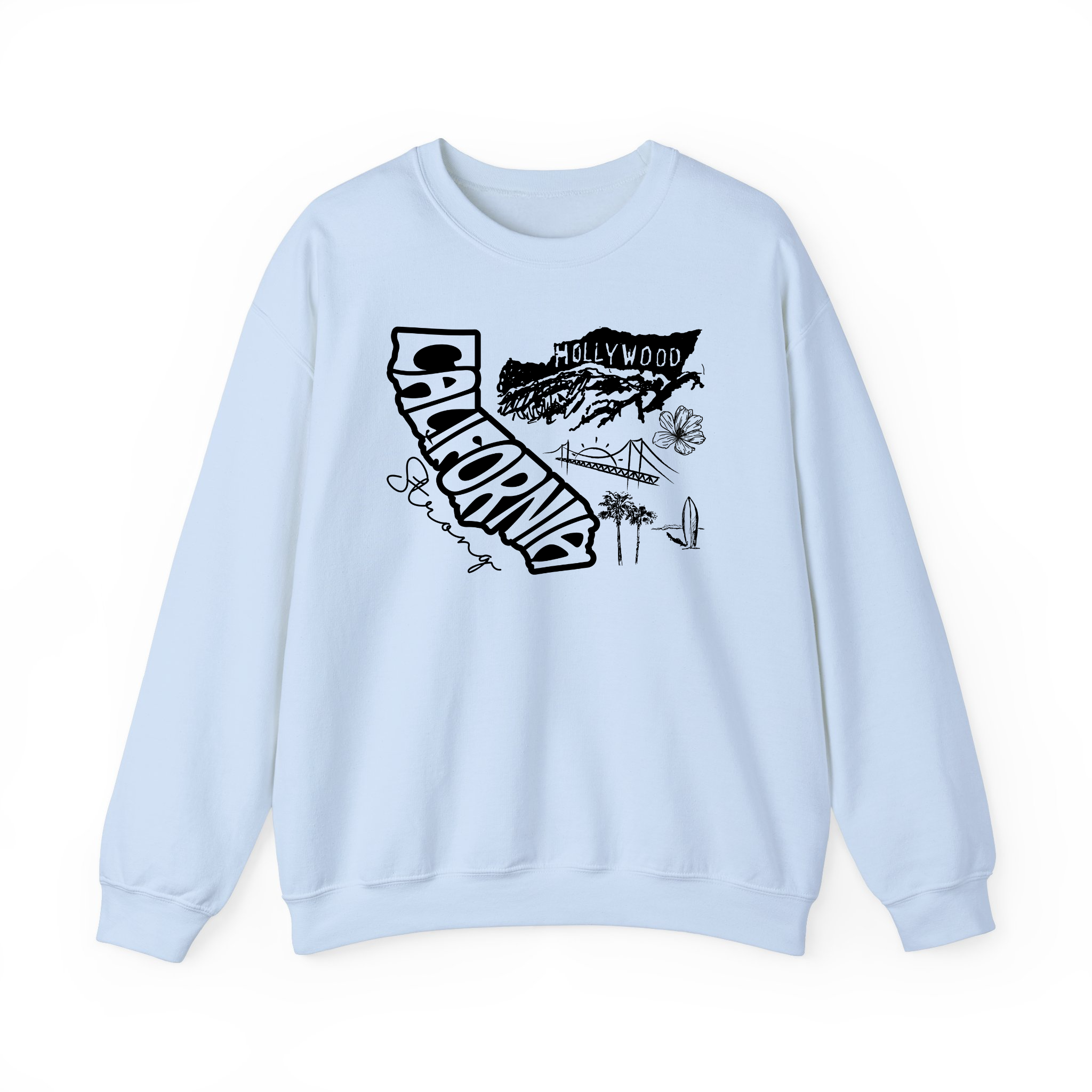 California Strong CA On My Mind T-shirt, Sweatshirt