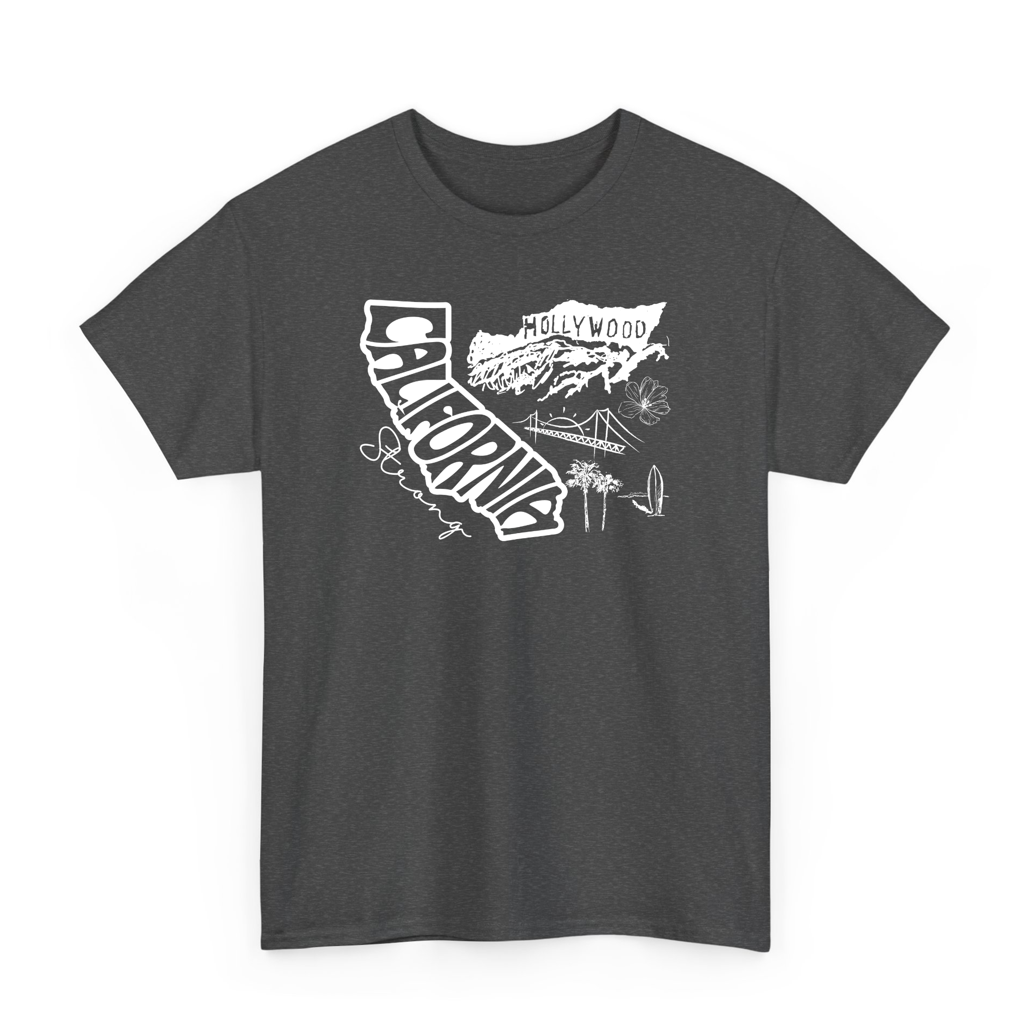 California Strong CA On My Mind T-shirt, Sweatshirt