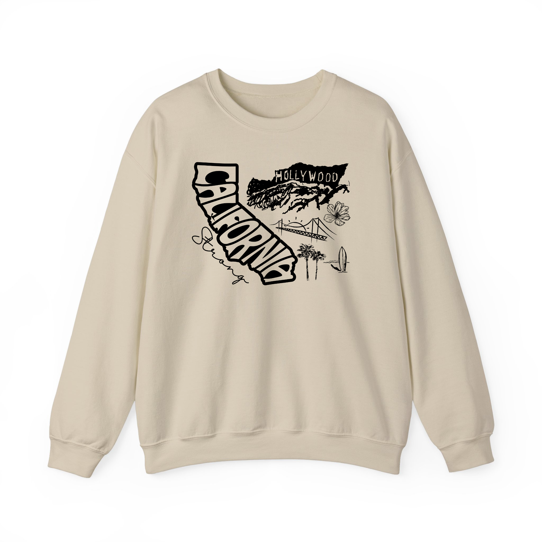 California Strong CA On My Mind T-shirt, Sweatshirt