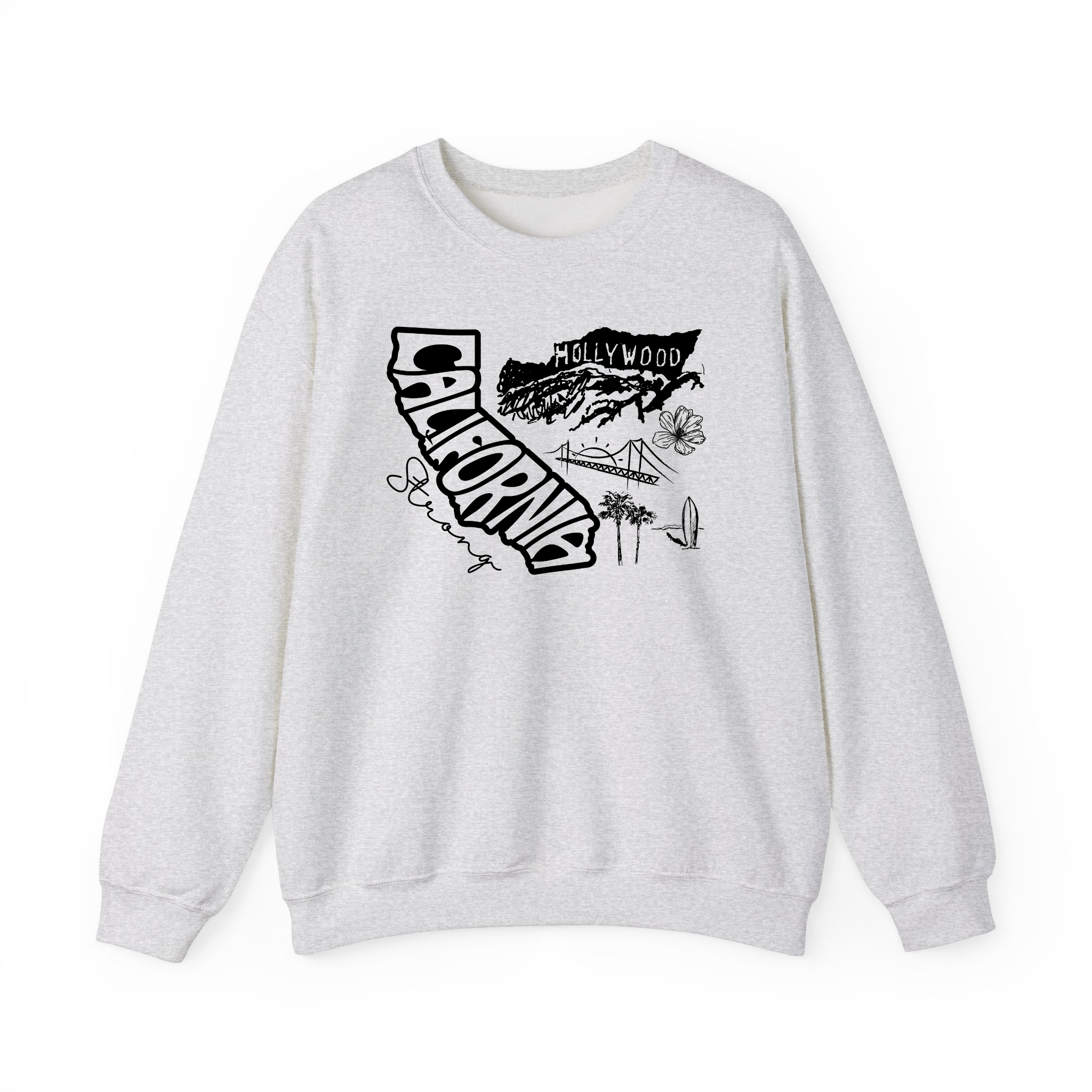 California Strong CA On My Mind T-shirt, Sweatshirt