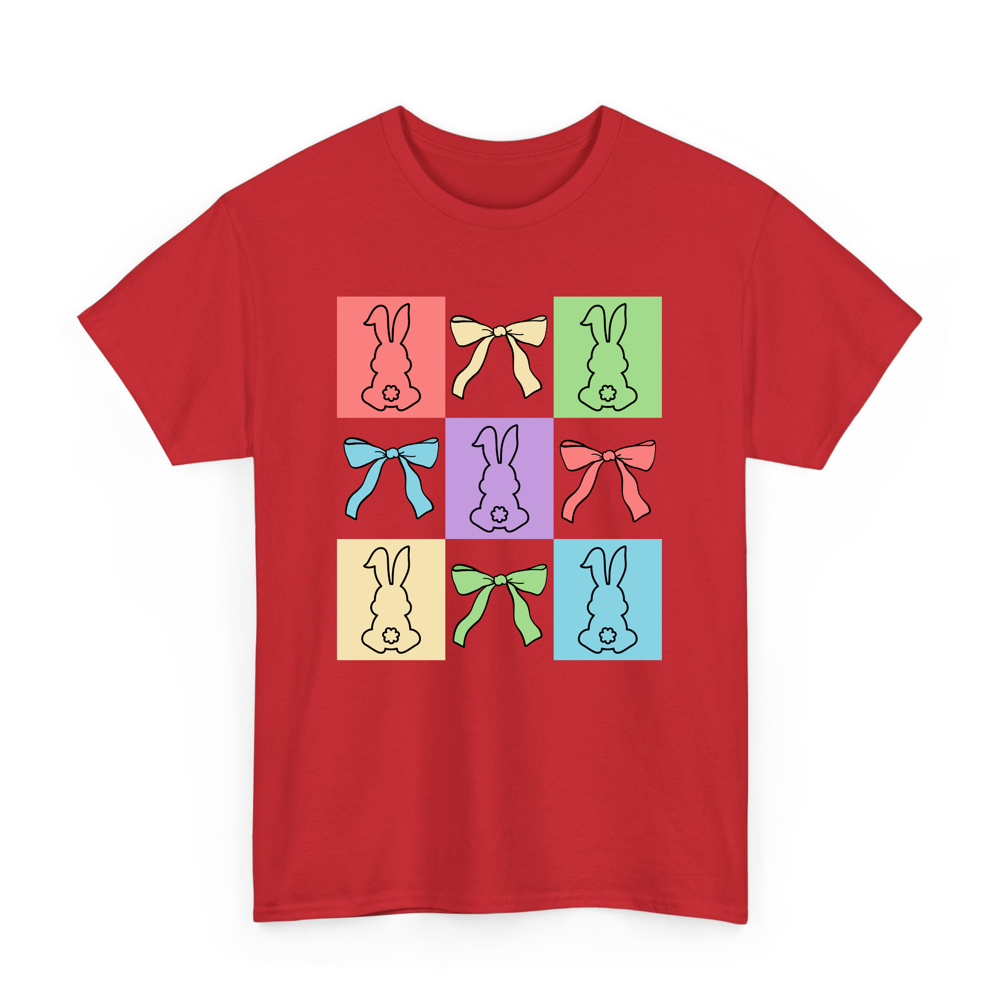 Girly Coquette Bunny Easter Day T-shirt