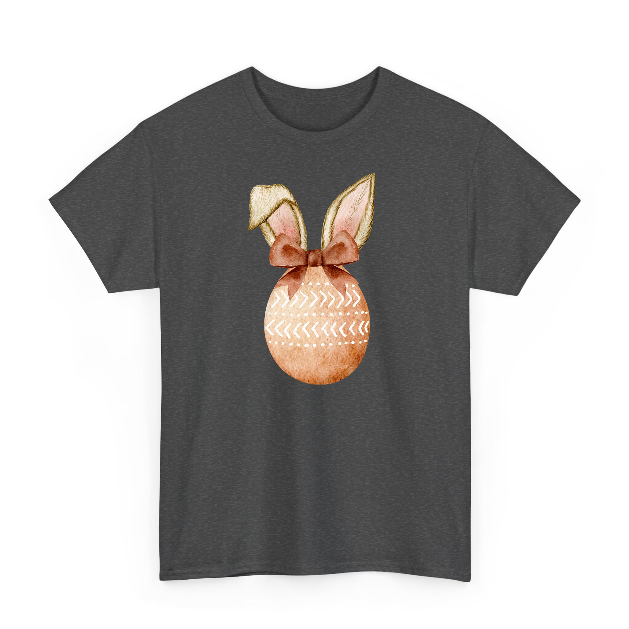 Cute Coquette Bunny Ears Easter Egg T-Shirt