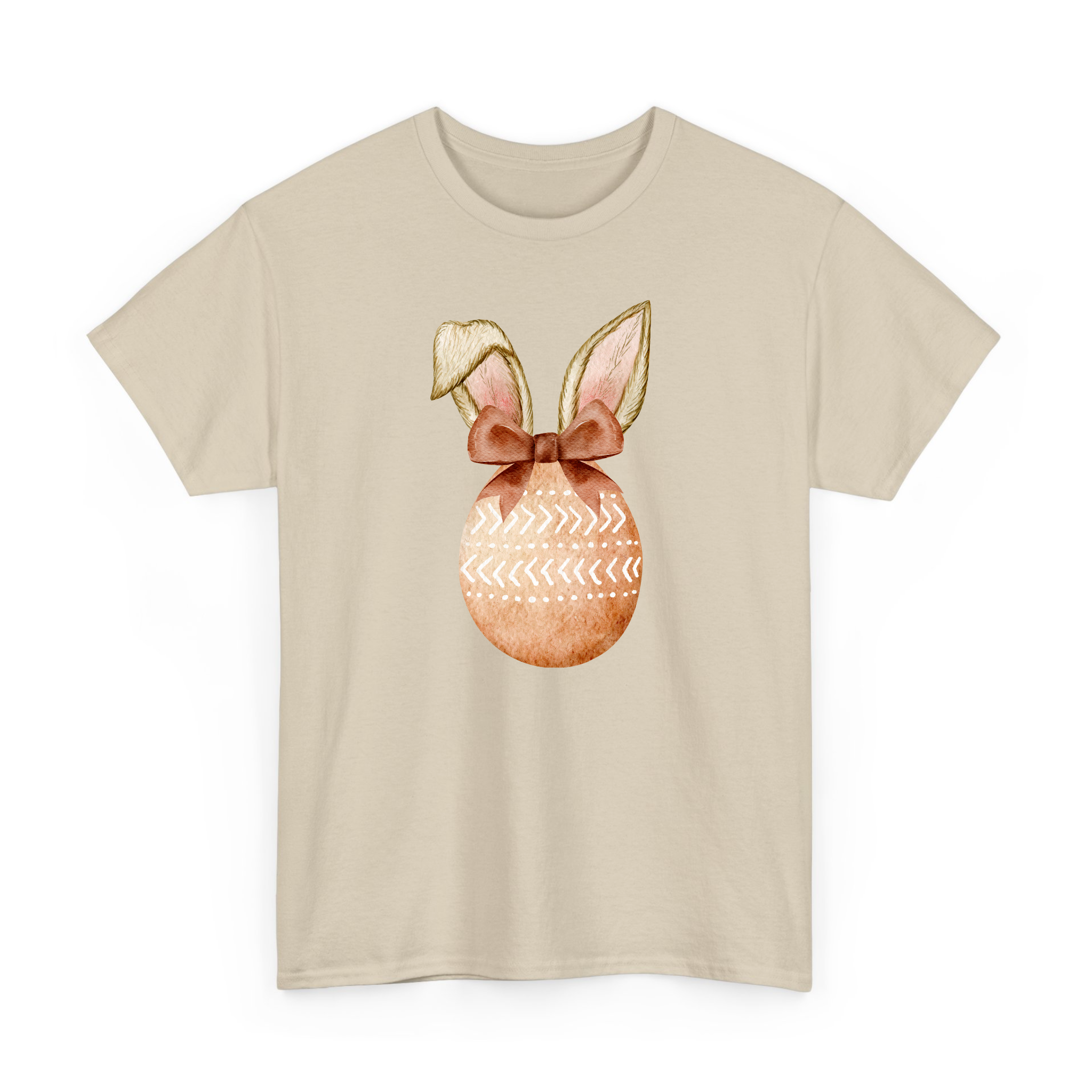 Cute Coquette Bunny Ears Easter Egg T-Shirt