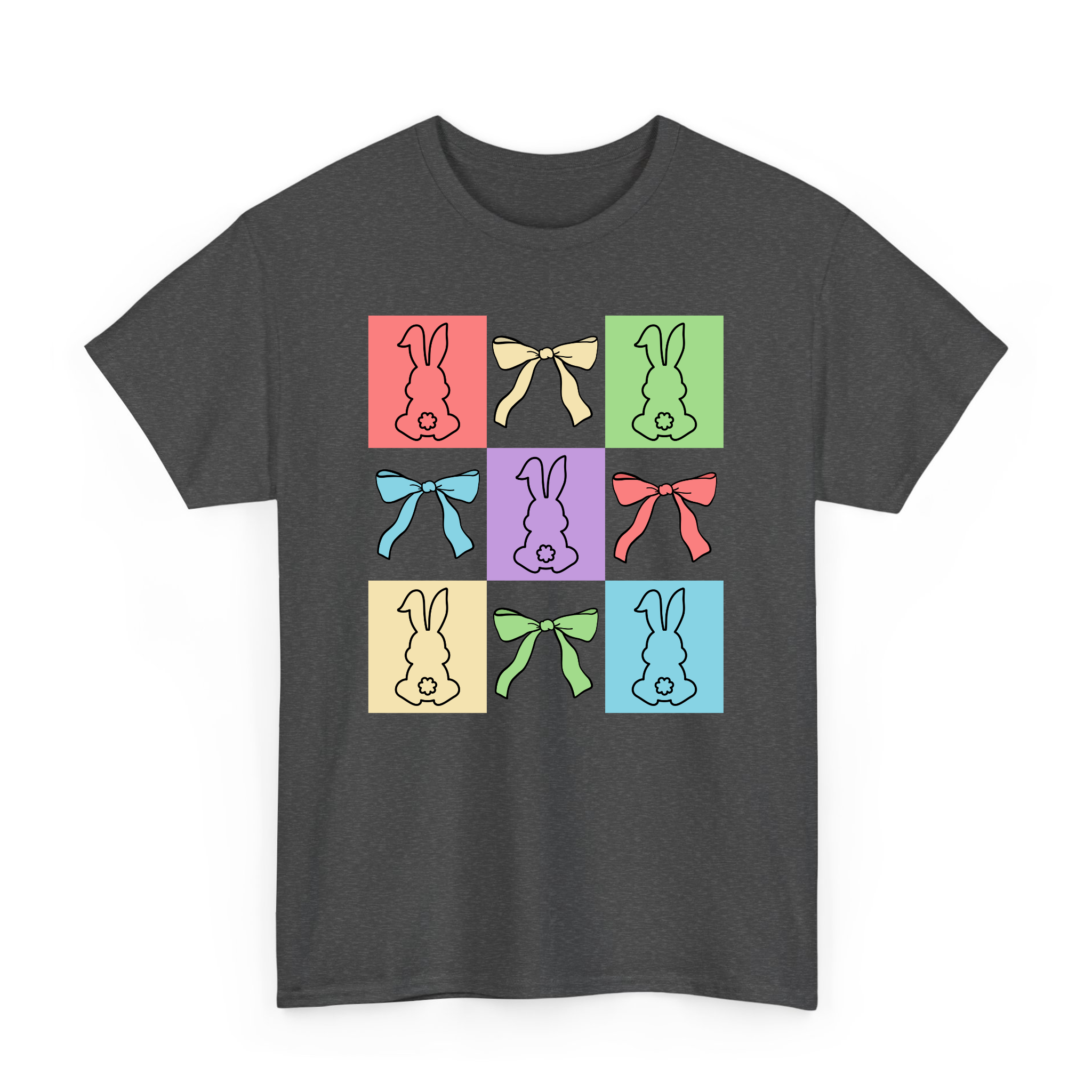 Girly Coquette Bunny Easter Day T-shirt