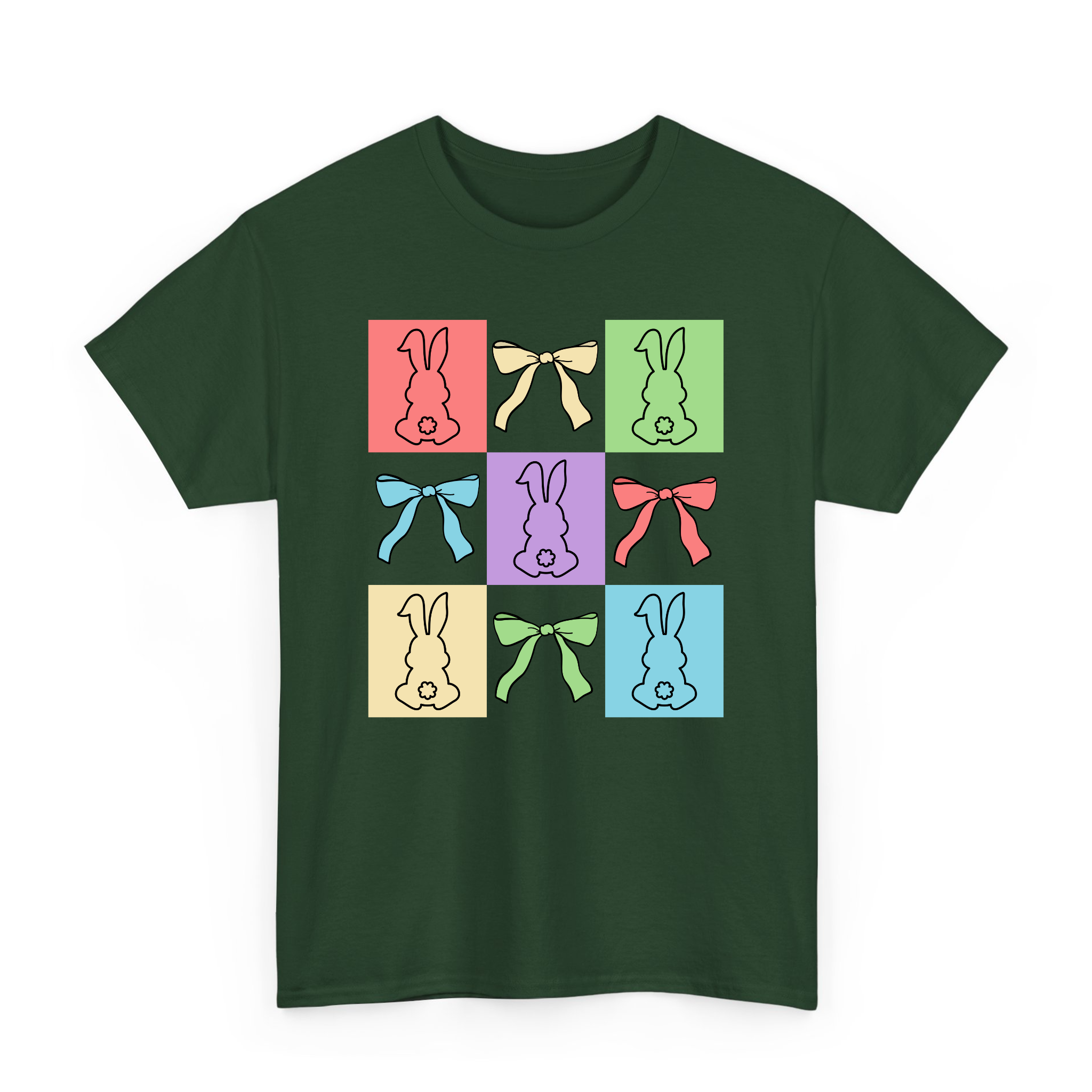 Girly Coquette Bunny Easter Day T-shirt