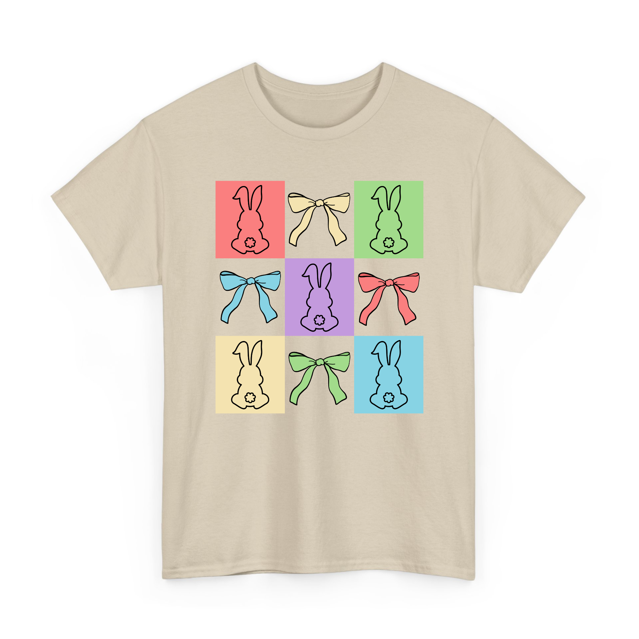 Girly Coquette Bunny Easter Day T-shirt