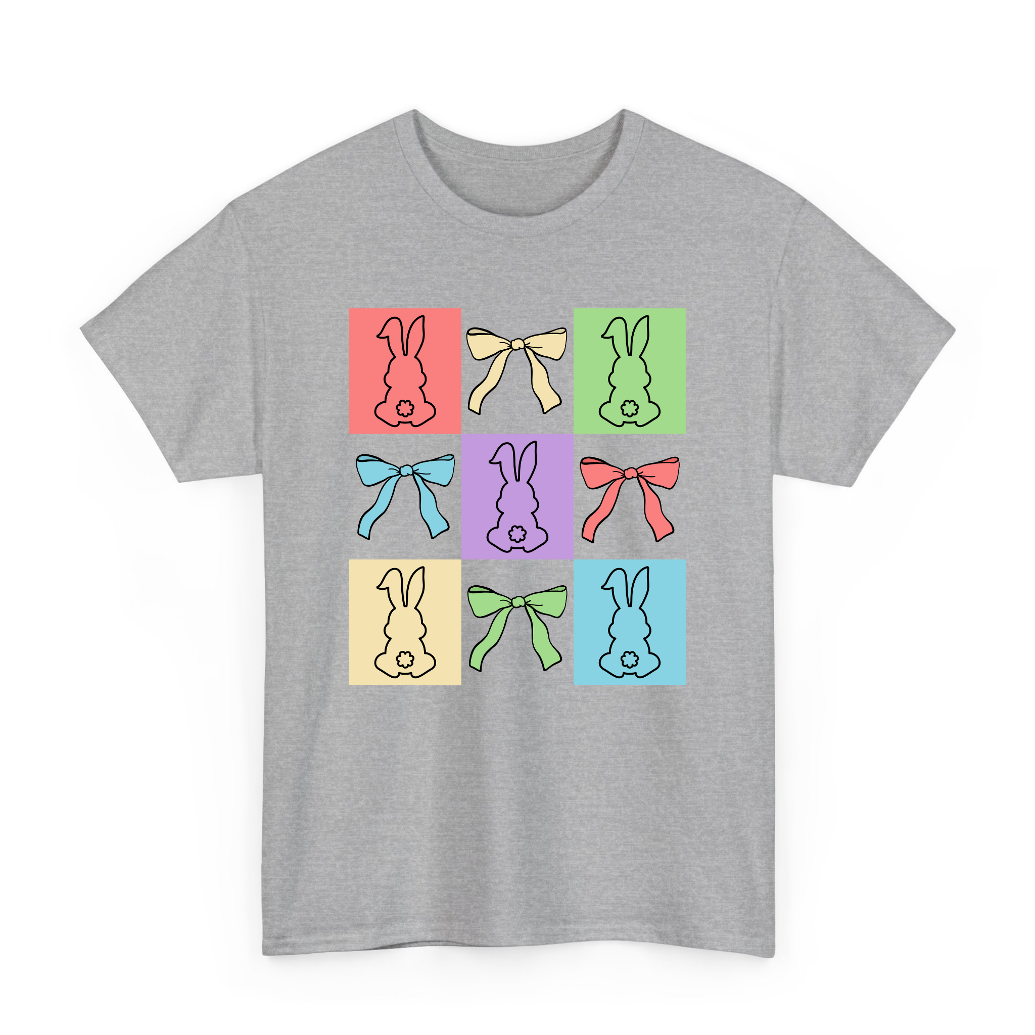 Girly Coquette Bunny Easter Day T-shirt