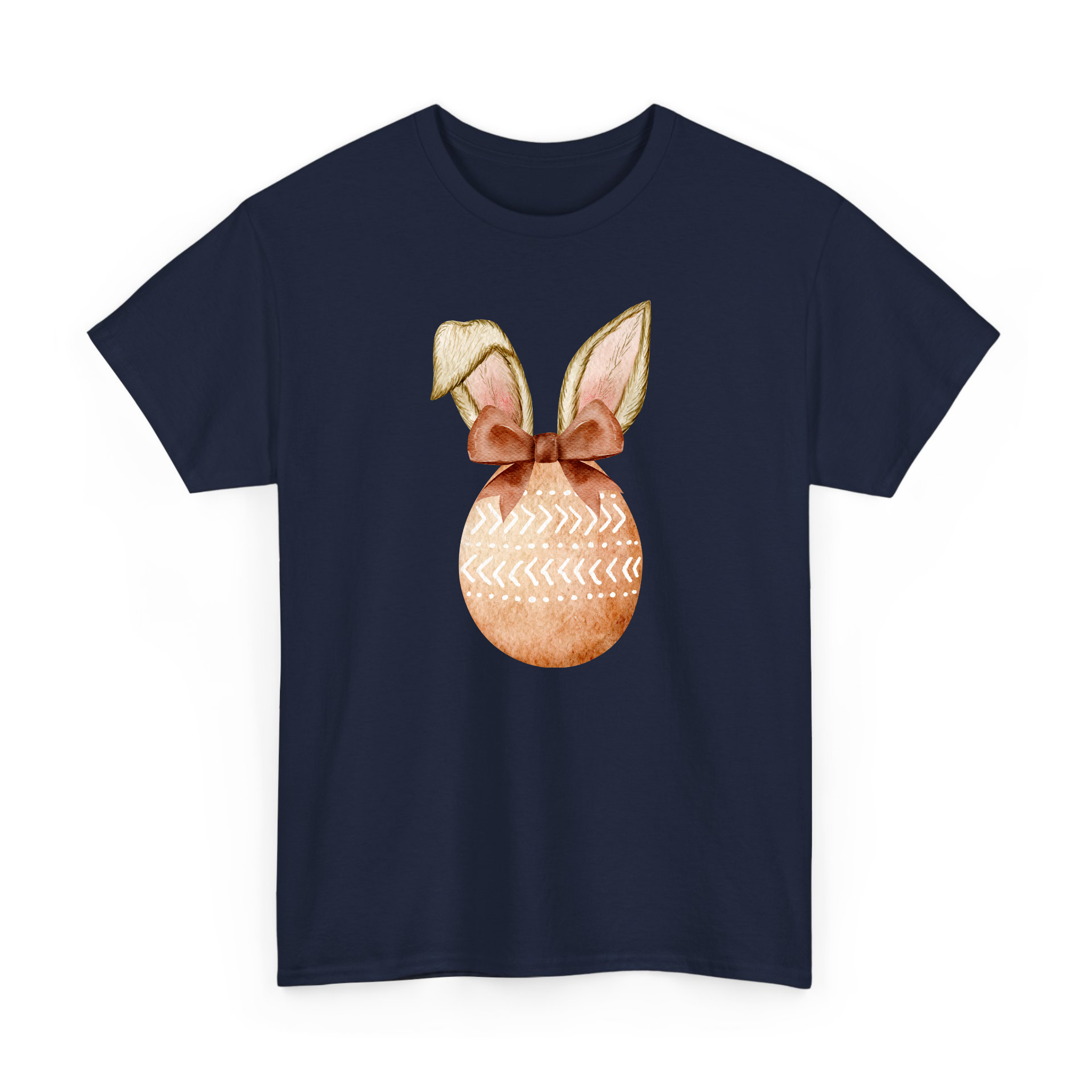 Cute Coquette Bunny Ears Easter Egg T-Shirt