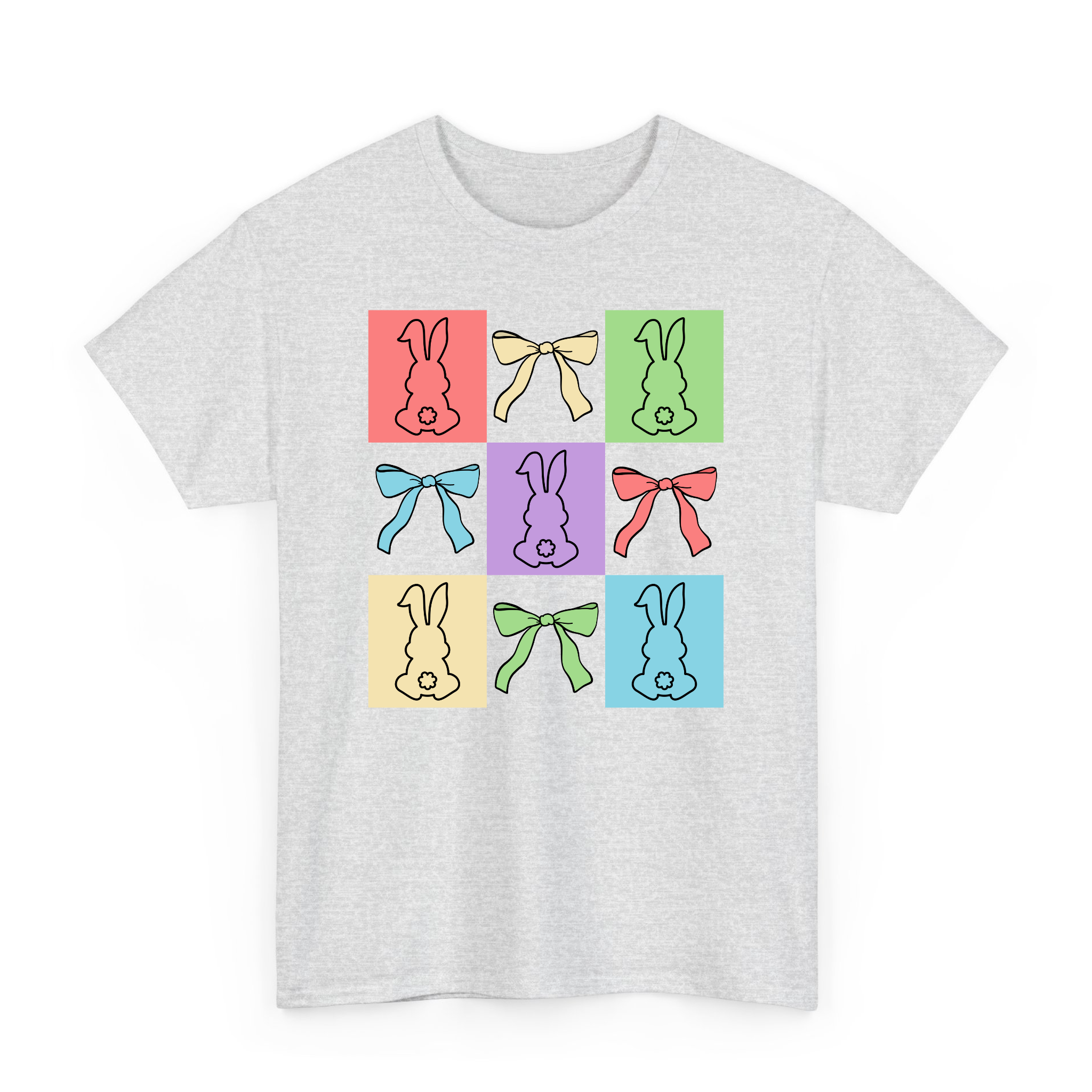 Girly Coquette Bunny Easter Day T-shirt