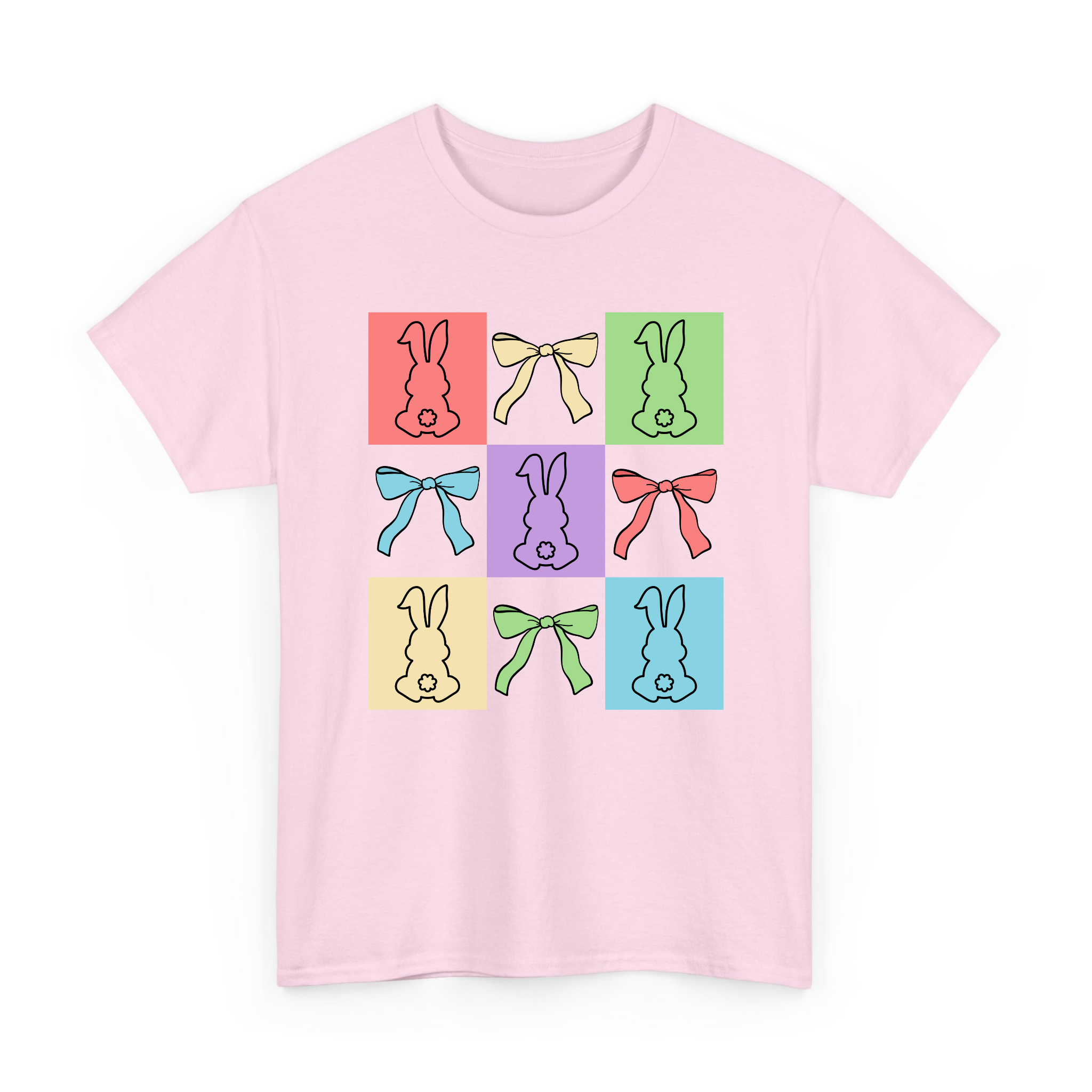 Girly Coquette Bunny Easter Day T-shirt