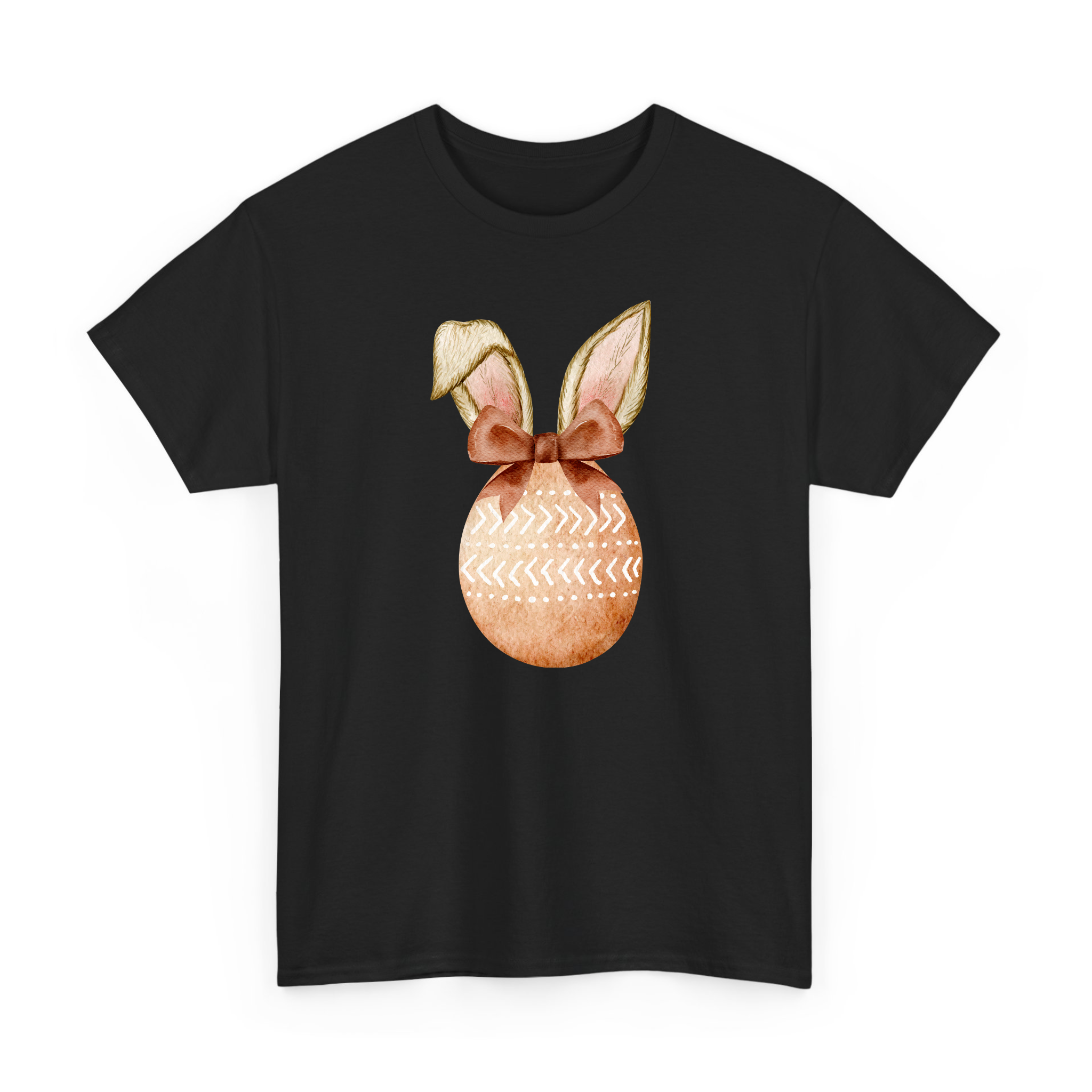 Cute Coquette Bunny Ears Easter Egg T-Shirt