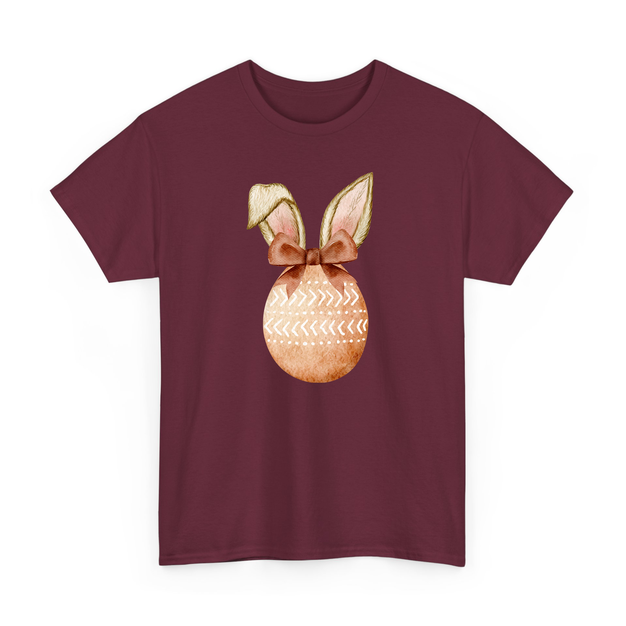 Cute Coquette Bunny Ears Easter Egg T-Shirt