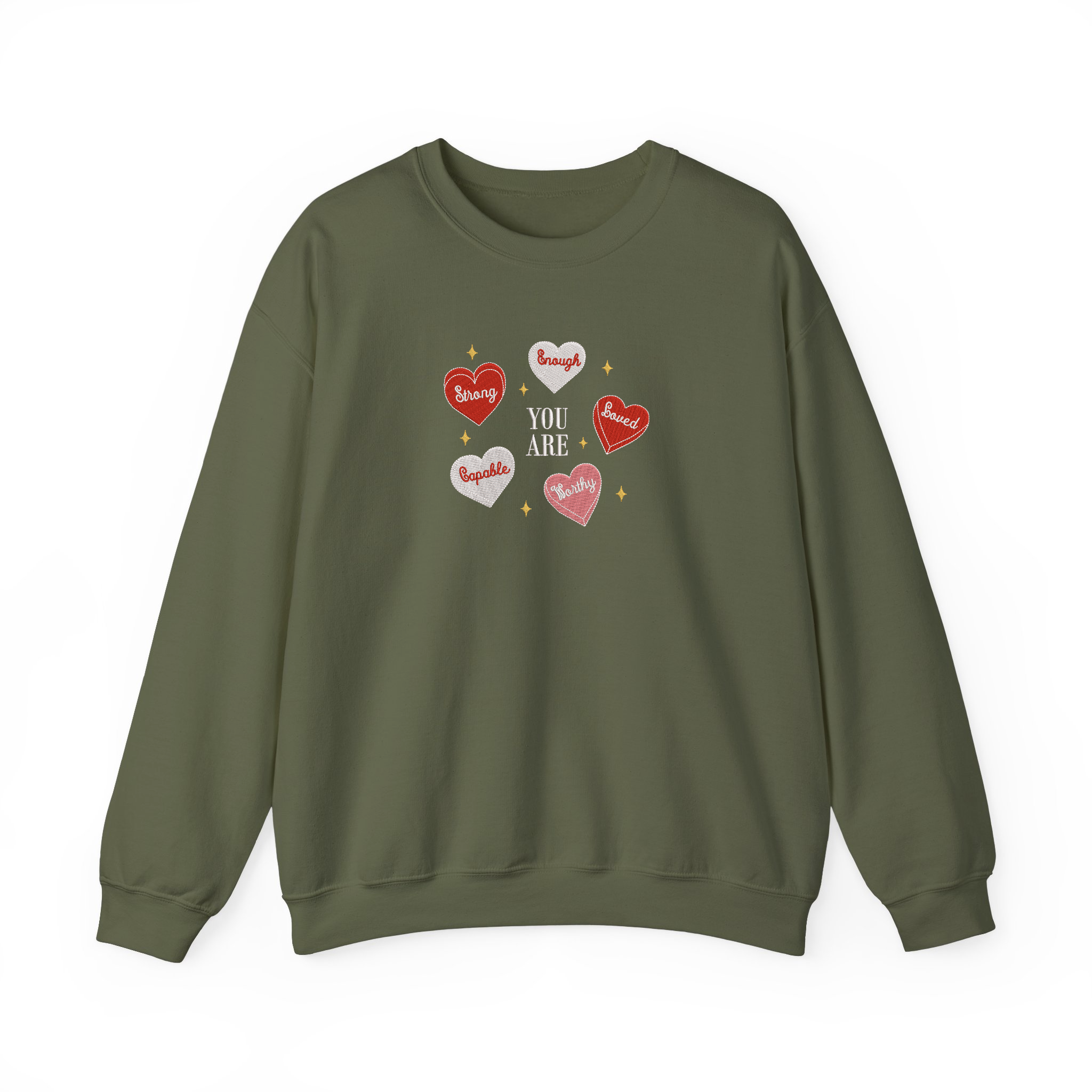 Cute Retro Heart Teacher Valentine Embroidered T-shirt, Sweatshirt