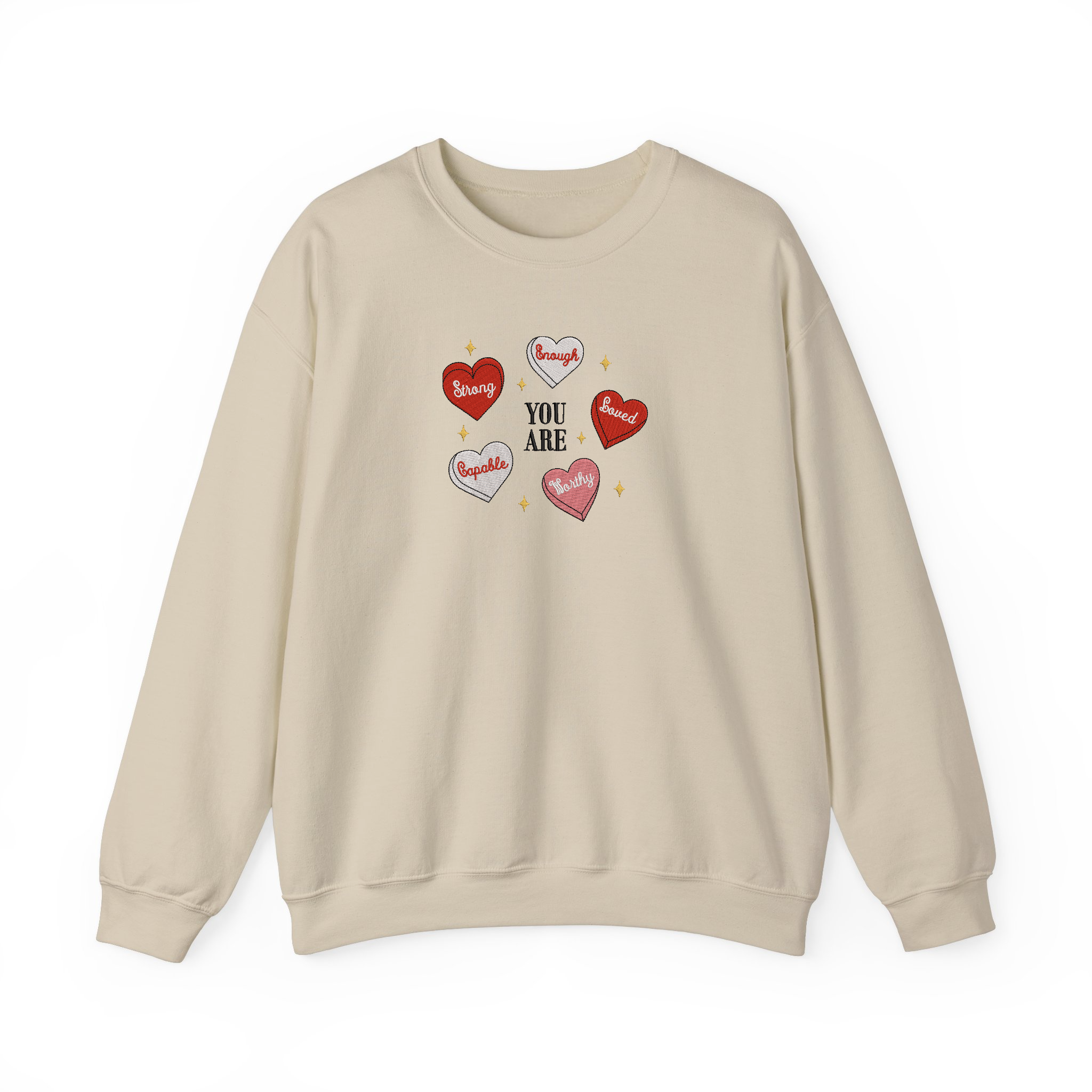 Cute Retro Heart Teacher Valentine Embroidered T-shirt, Sweatshirt