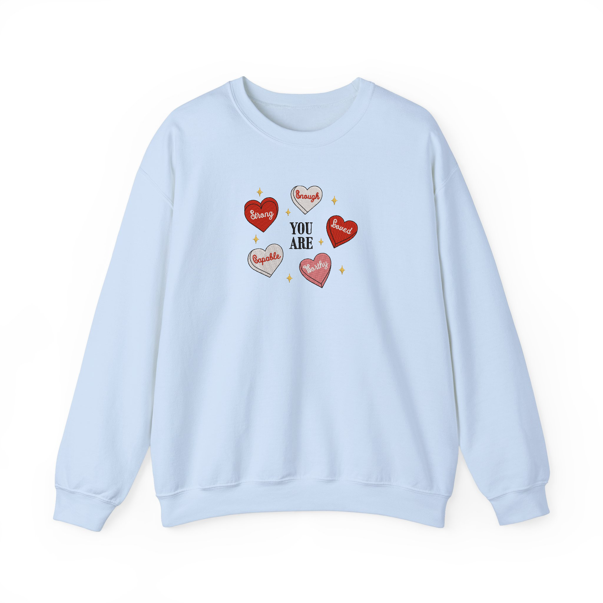 Cute Retro Heart Teacher Valentine Embroidered T-shirt, Sweatshirt
