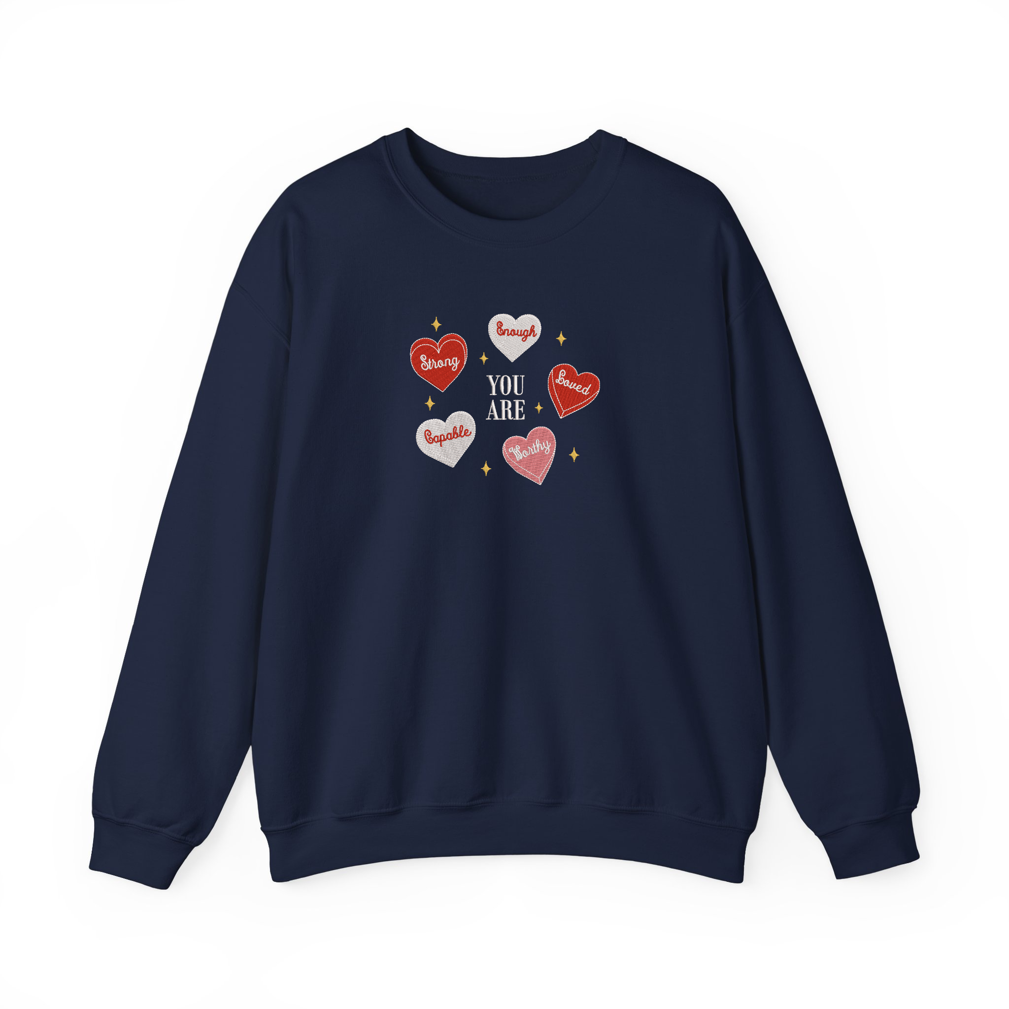 Cute Retro Heart Teacher Valentine Embroidered T-shirt, Sweatshirt