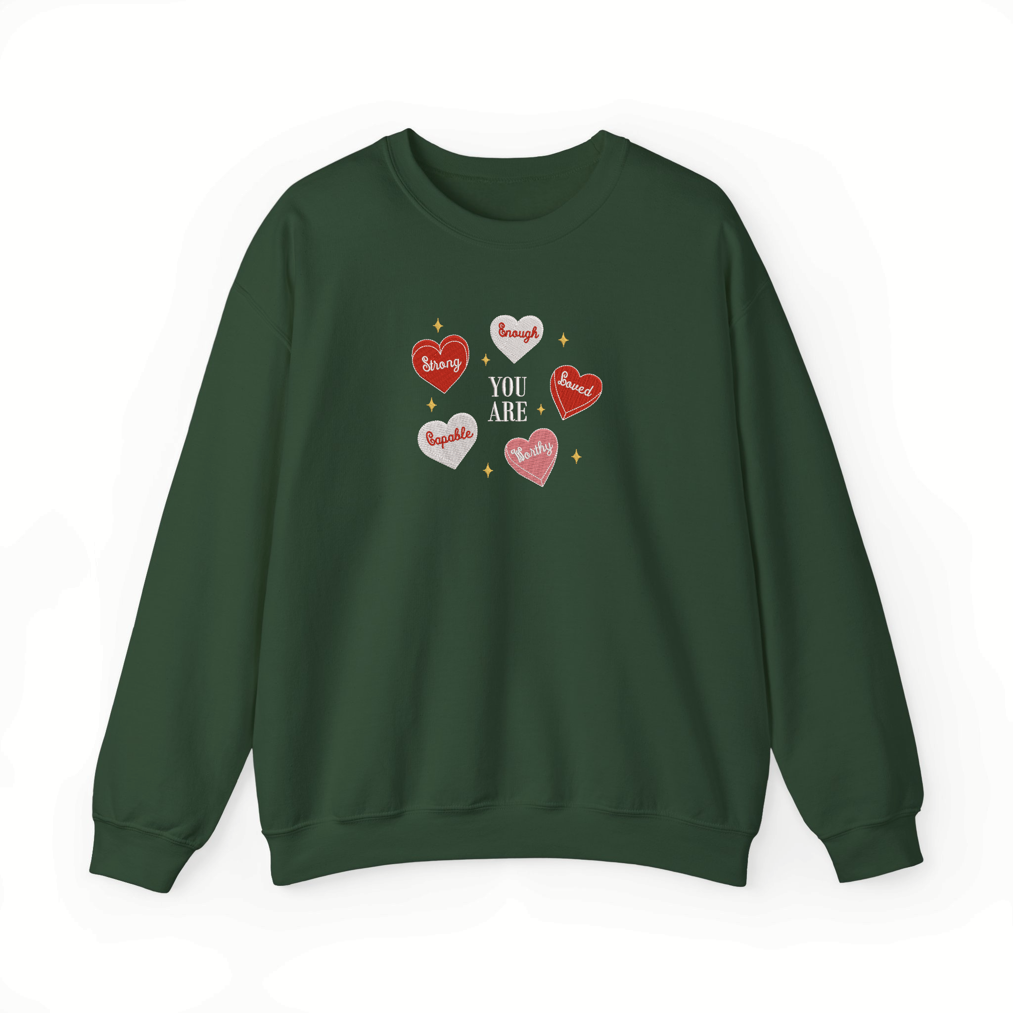 Cute Retro Heart Teacher Valentine Embroidered T-shirt, Sweatshirt