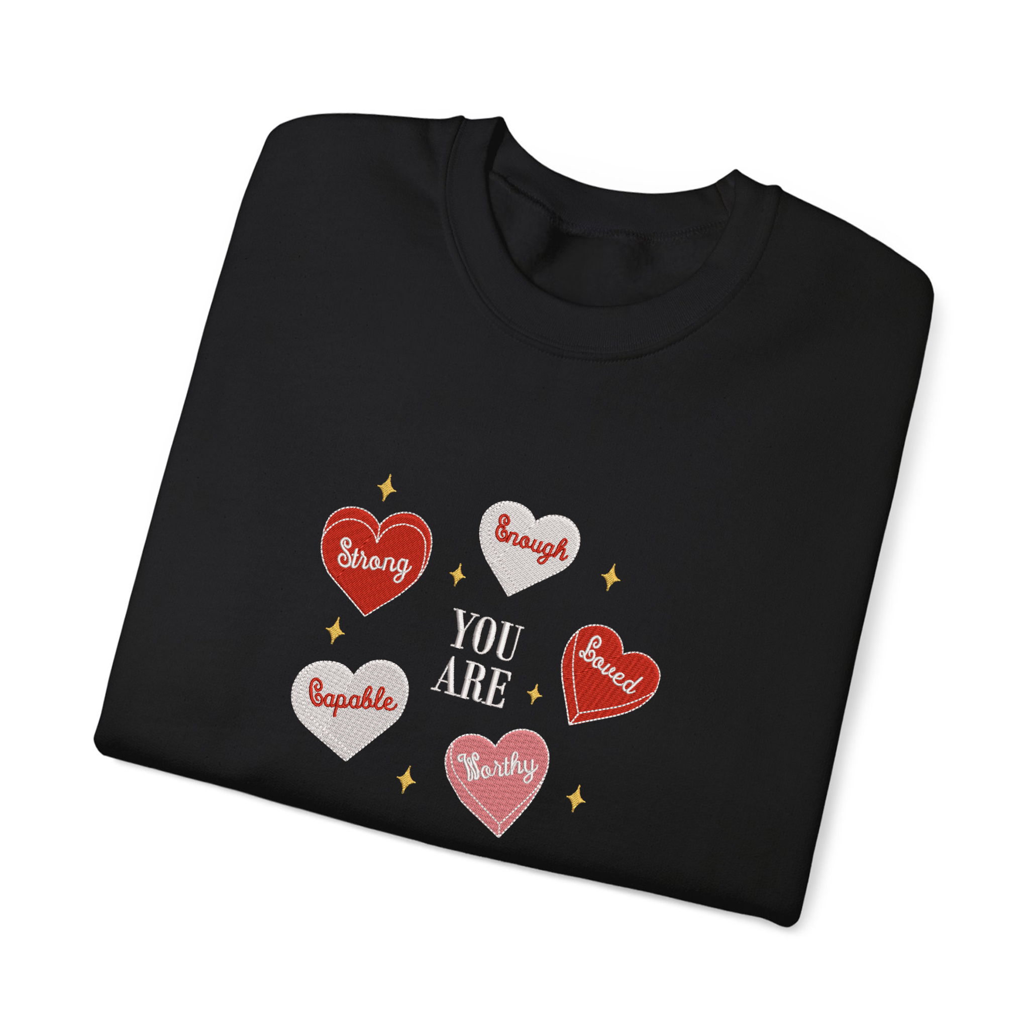 Cute Retro Heart Teacher Valentine Embroidered T-shirt, Sweatshirt