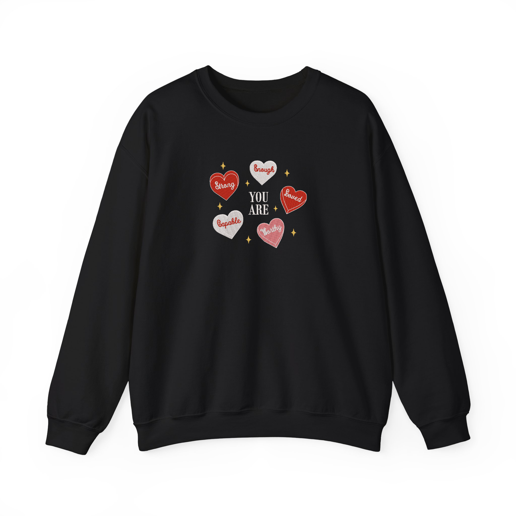 Cute Retro Heart Teacher Valentine Embroidered T-shirt, Sweatshirt
