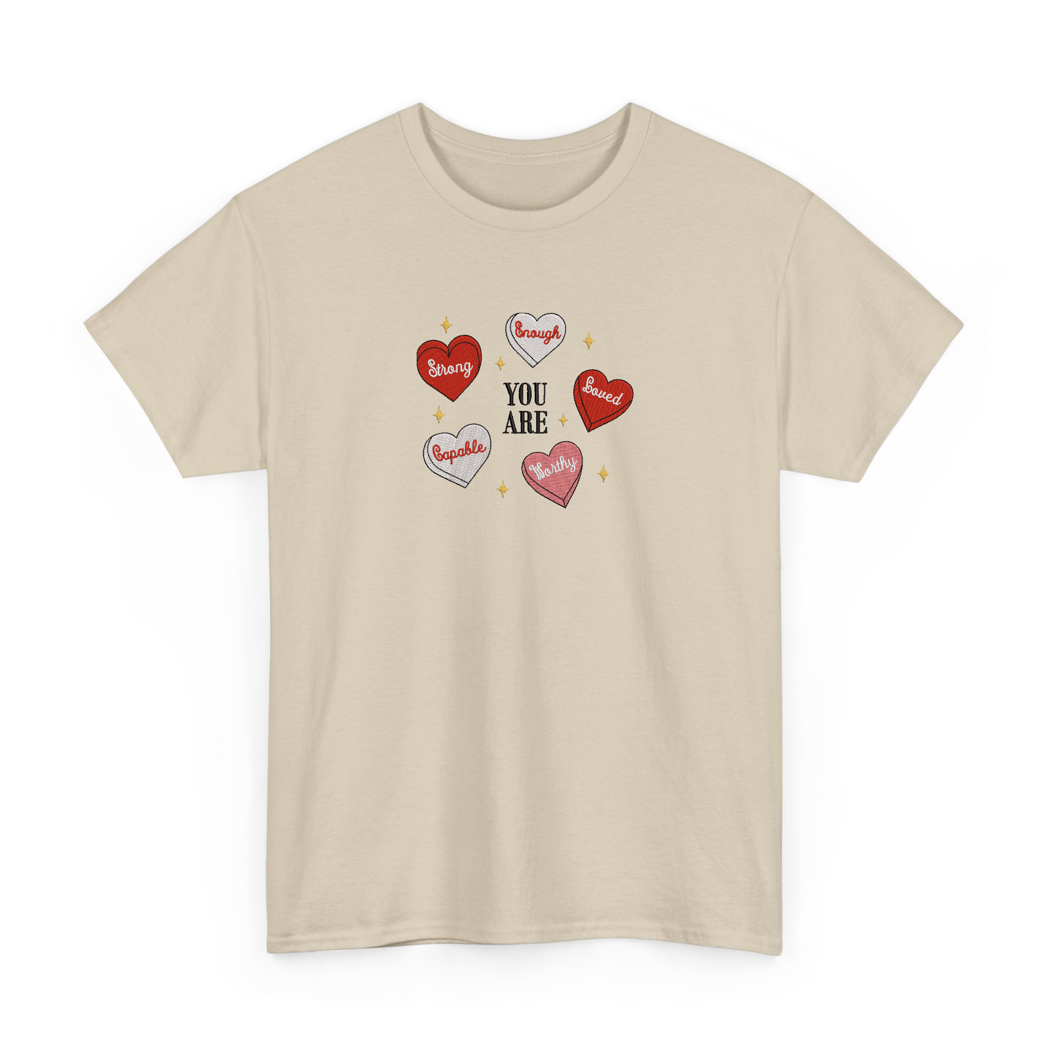 Cute Retro Heart Teacher Valentine Embroidered T-shirt, Sweatshirt