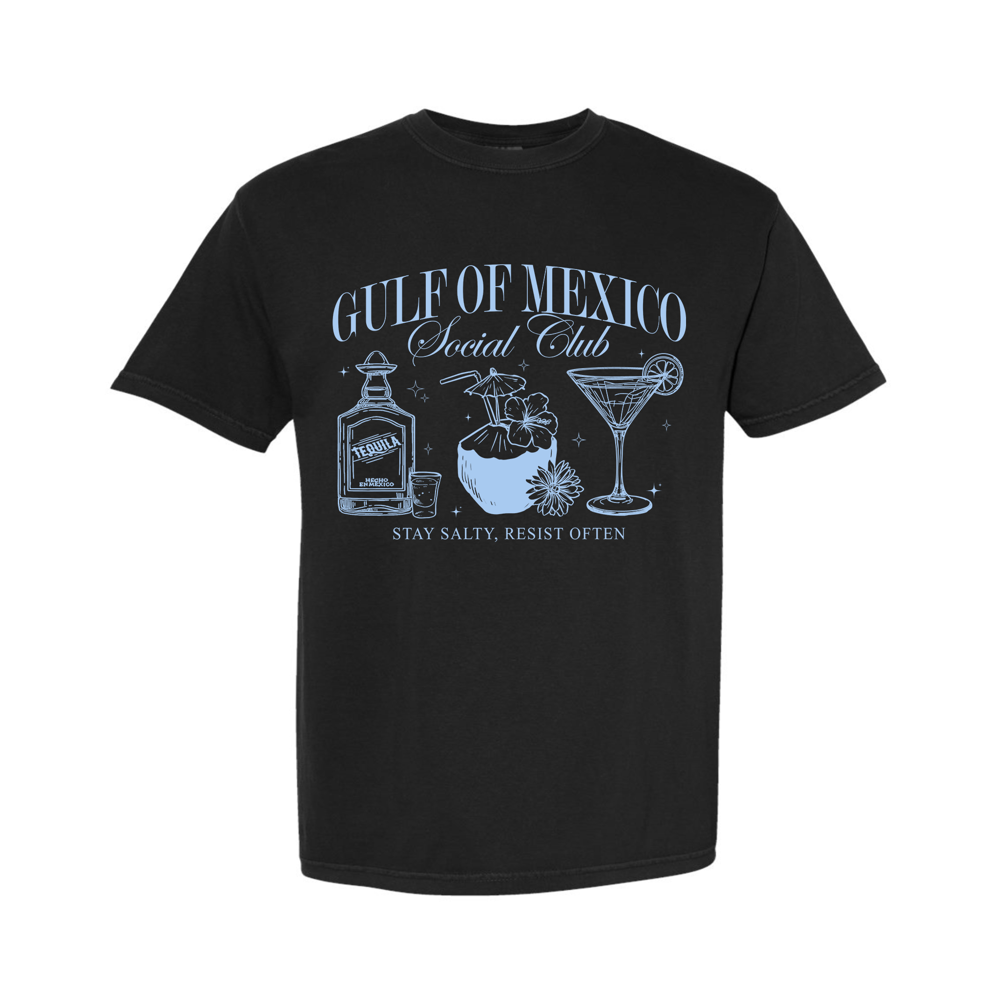 Gulf Of Mexico Social Club, Mexican Tequila Comfort Color T-shirt