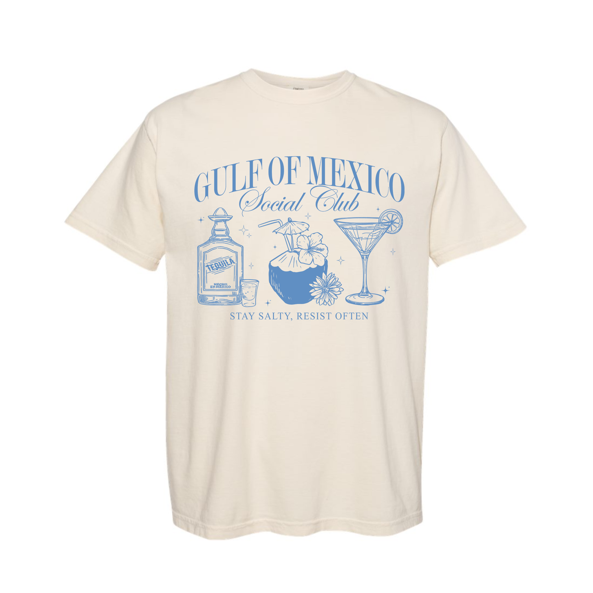 Gulf Of Mexico Social Club, Mexican Tequila Comfort Color T-shirt