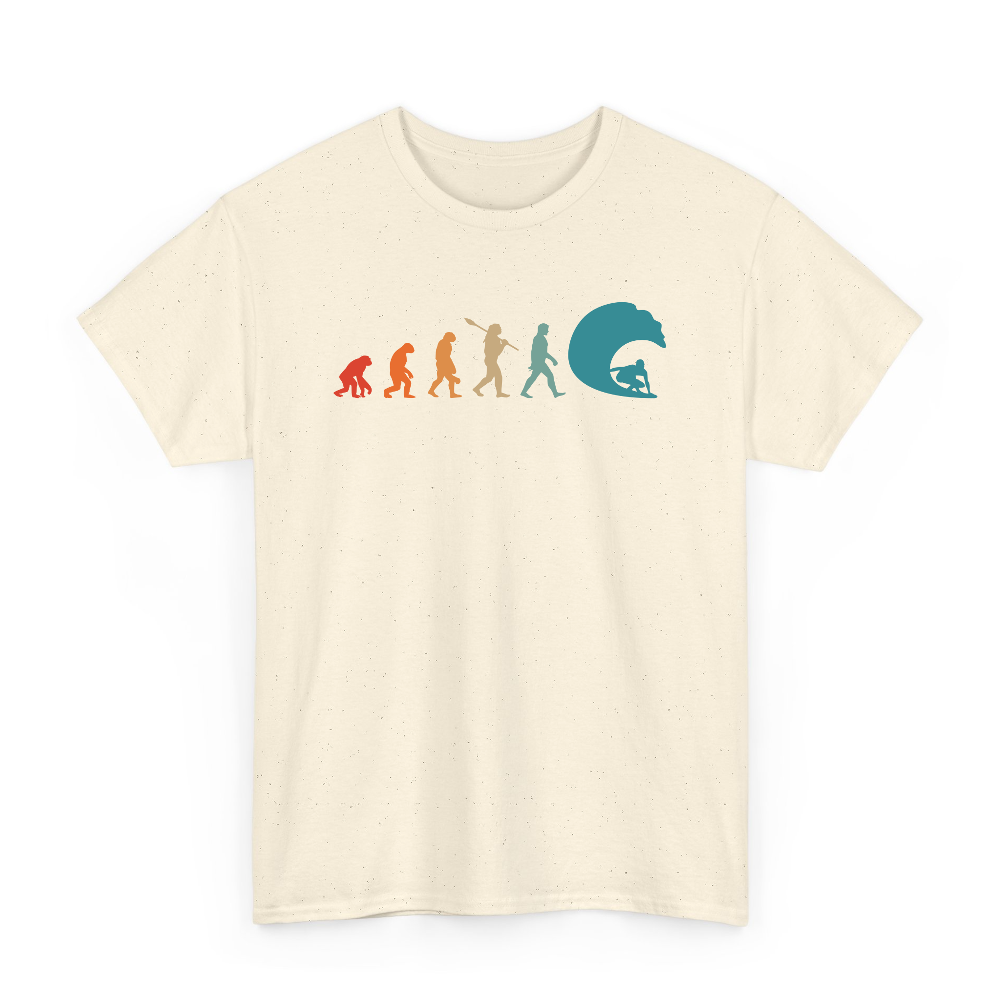 Funny  Evolution of Man Surfing Lover T-Shirt For Sufer