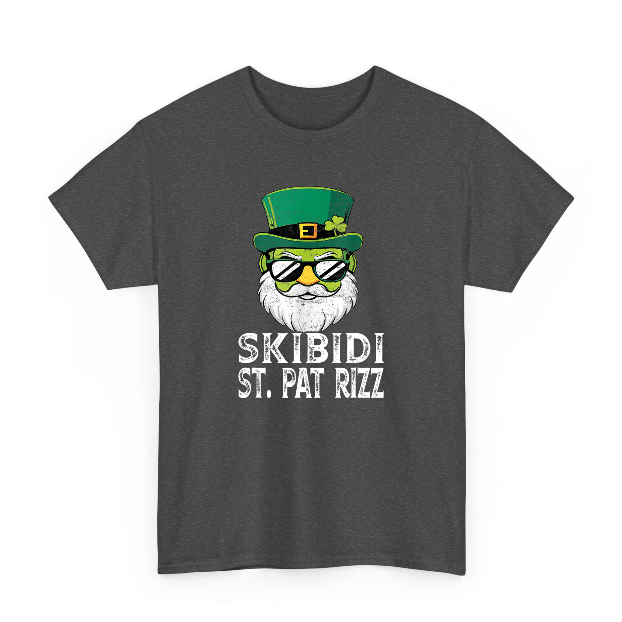 Funny  Leprechaun Skibidi Saint St Pat Rizz T-shirt For St Patricks Day