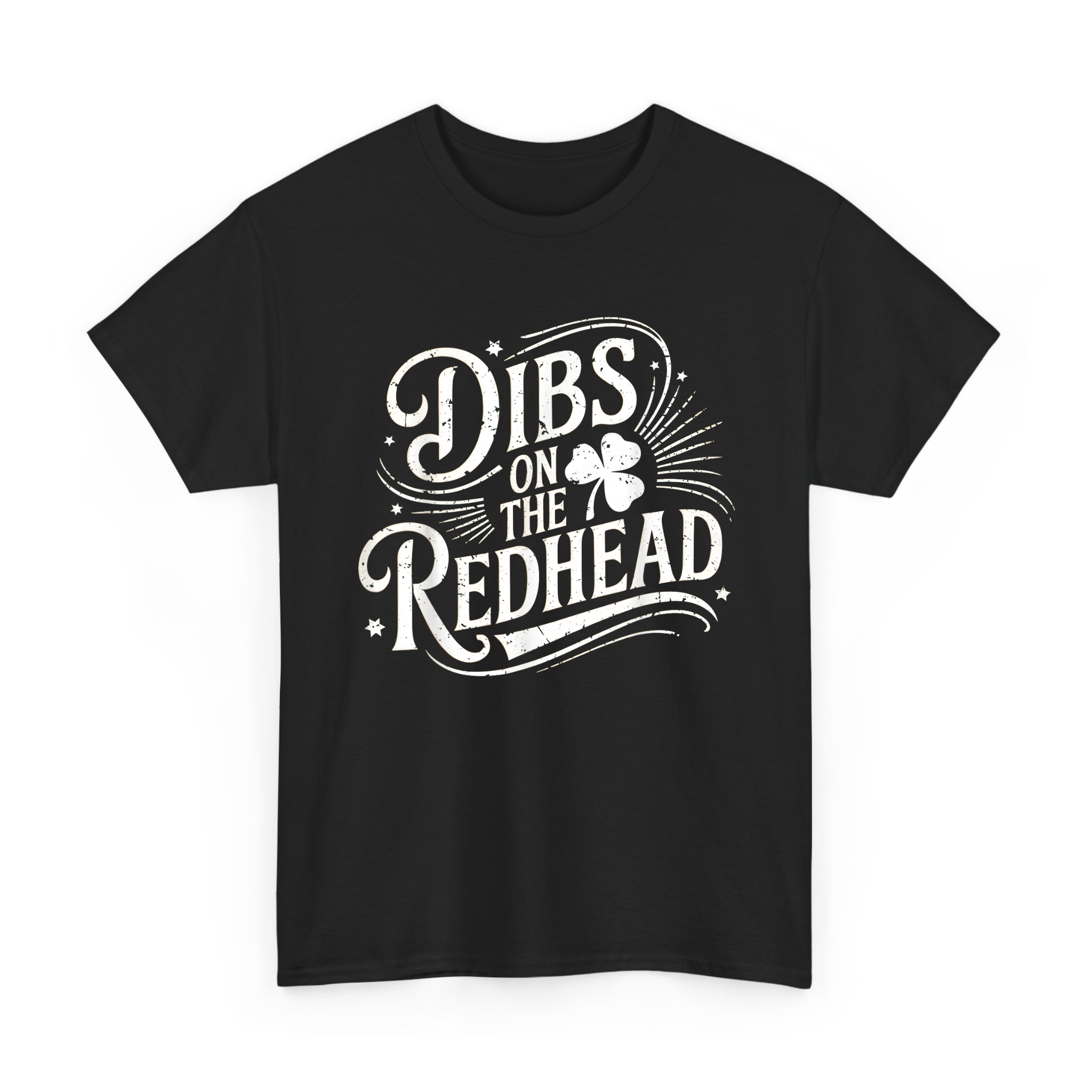 Dibs On The Redhead Shamrock T-shirt For Funny St Patricks Day Party