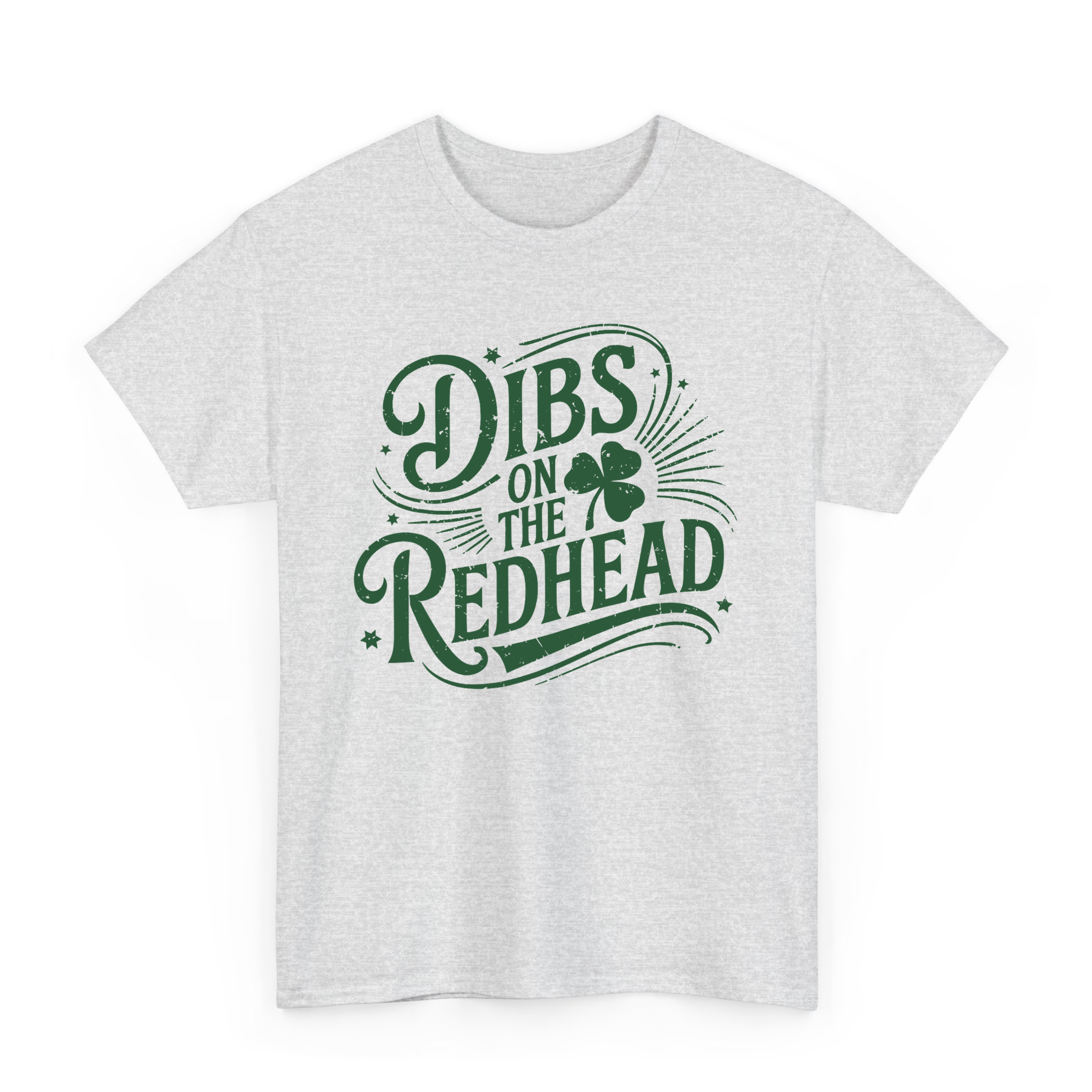 Dibs On The Redhead Shamrock T-shirt For Funny St Patricks Day Party