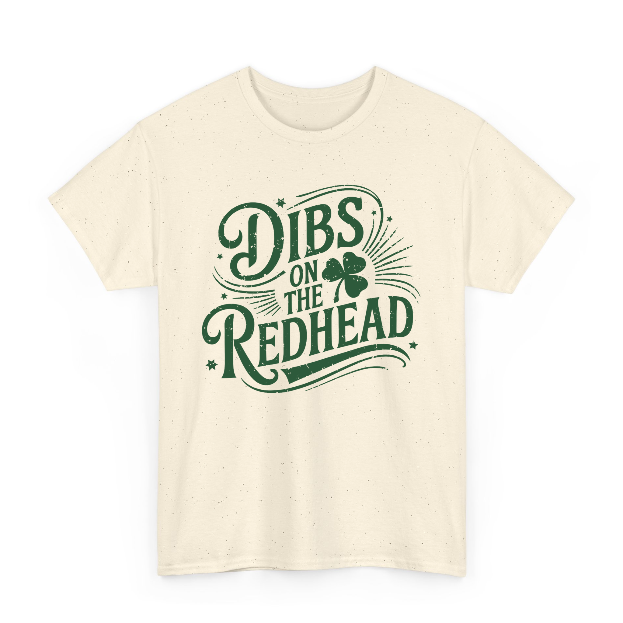 Dibs On The Redhead Shamrock T-shirt For Funny St Patricks Day Party