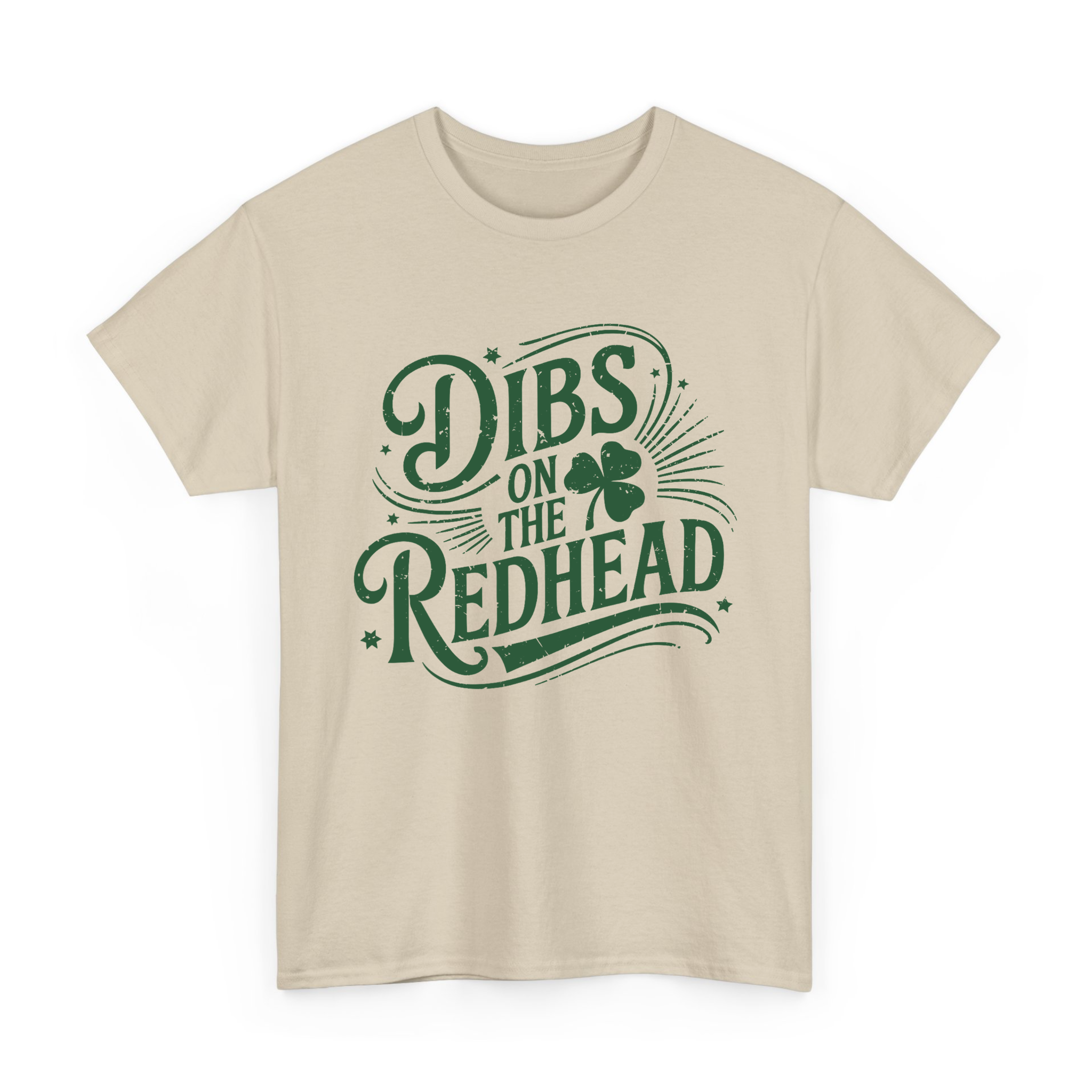 Dibs On The Redhead Shamrock T-shirt For Funny St Patricks Day Party