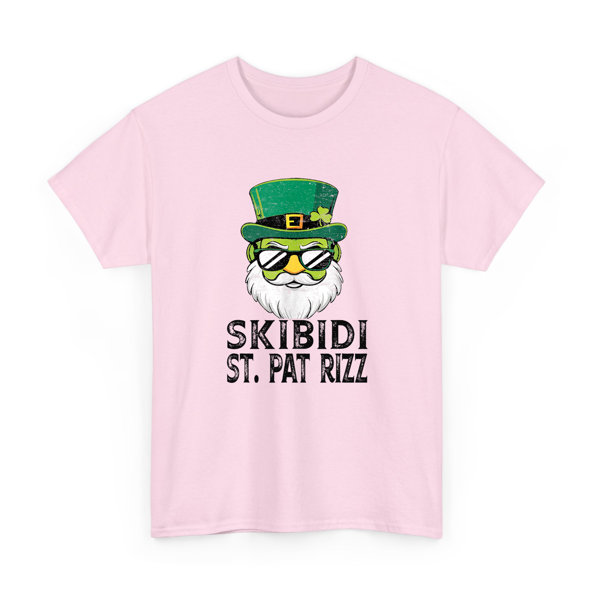 Funny  Leprechaun Skibidi Saint St Pat Rizz T-shirt For St Patricks Day