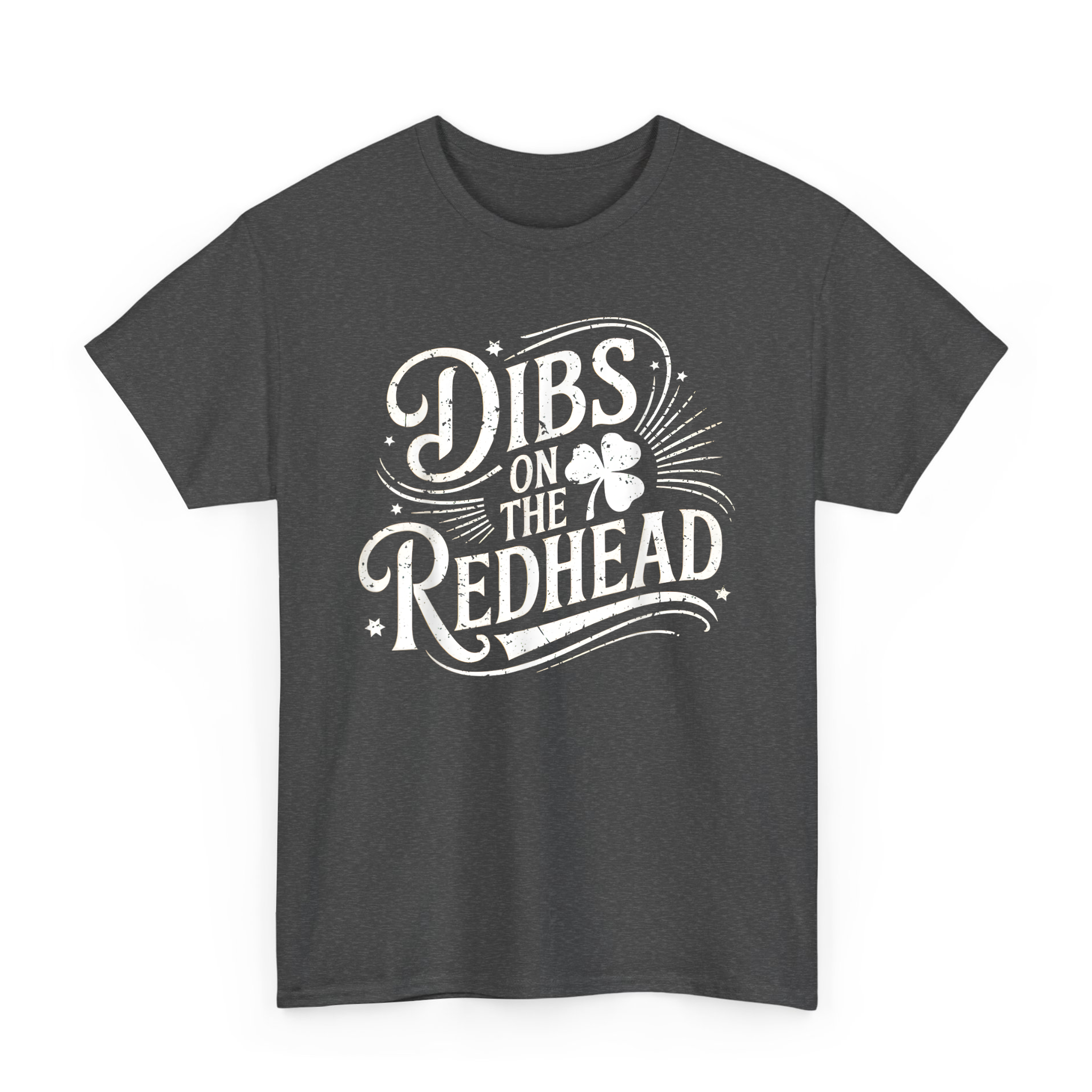 Dibs On The Redhead Shamrock T-shirt For Funny St Patricks Day Party